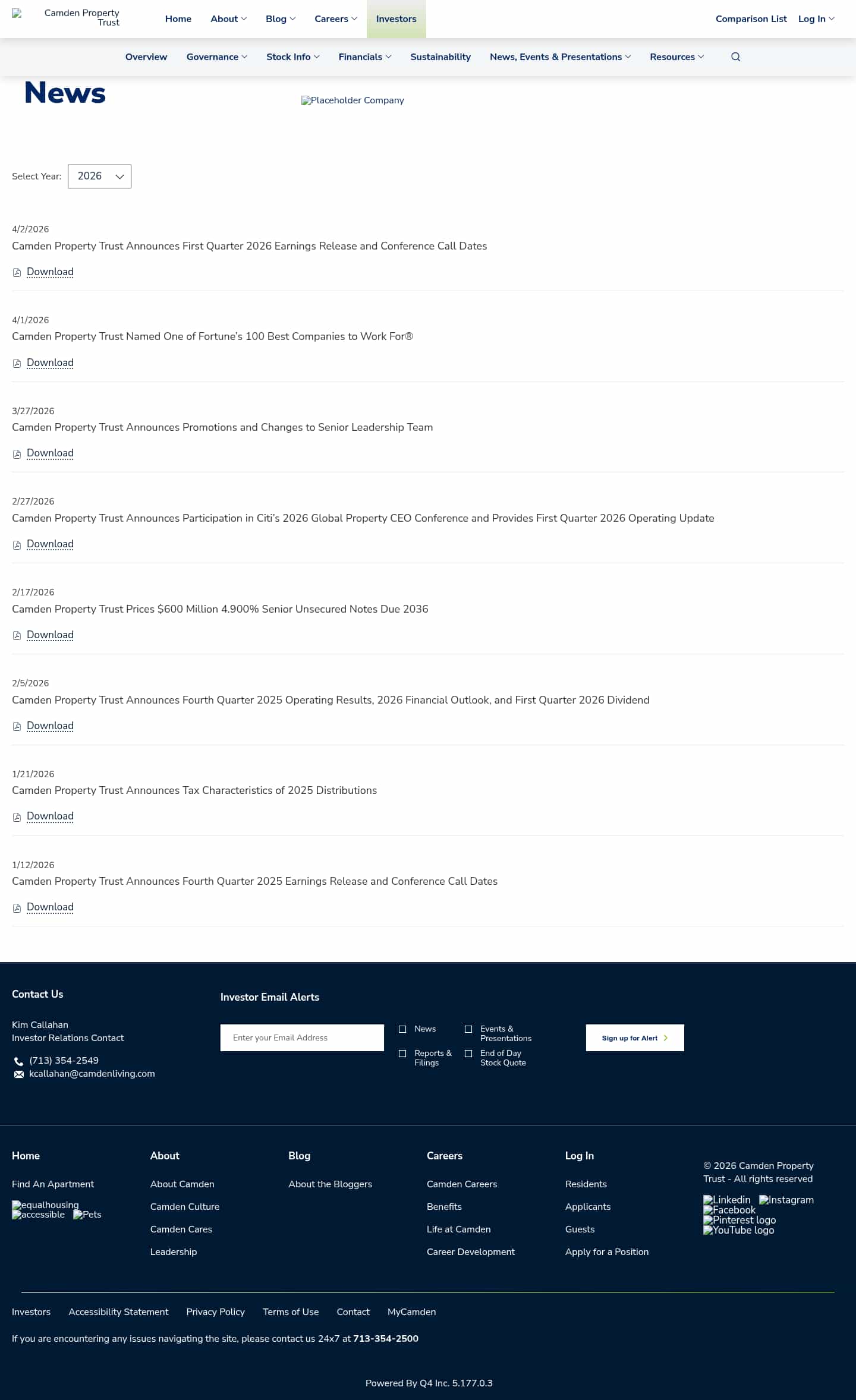 Latest website image capture