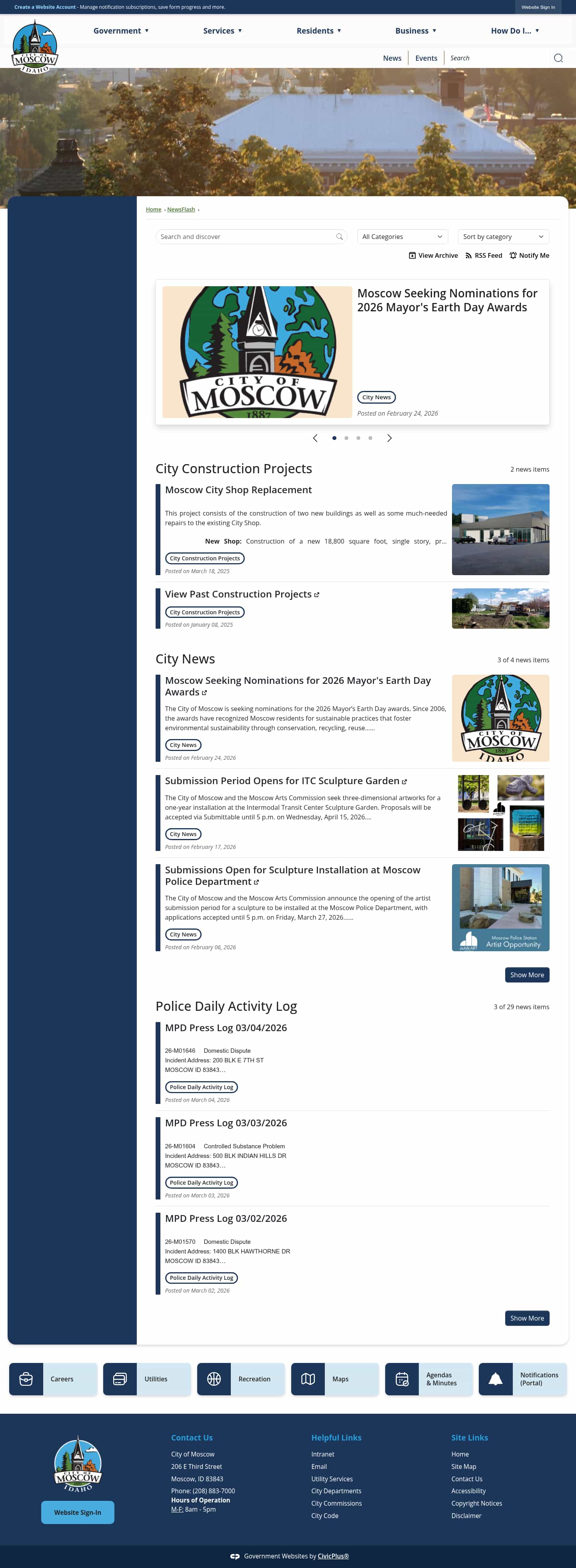 Latest website image capture