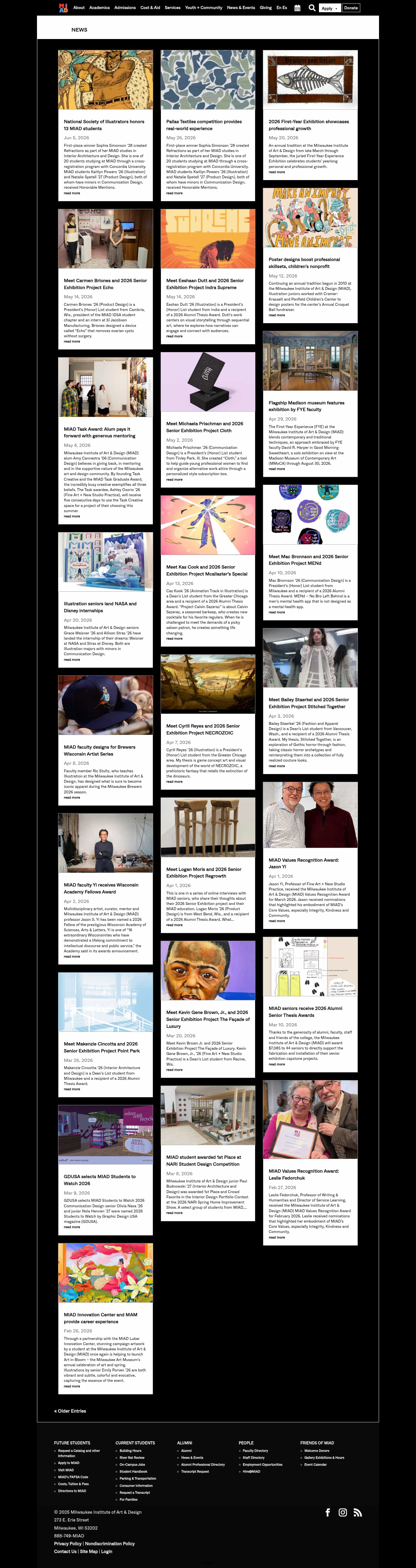 Latest website image capture