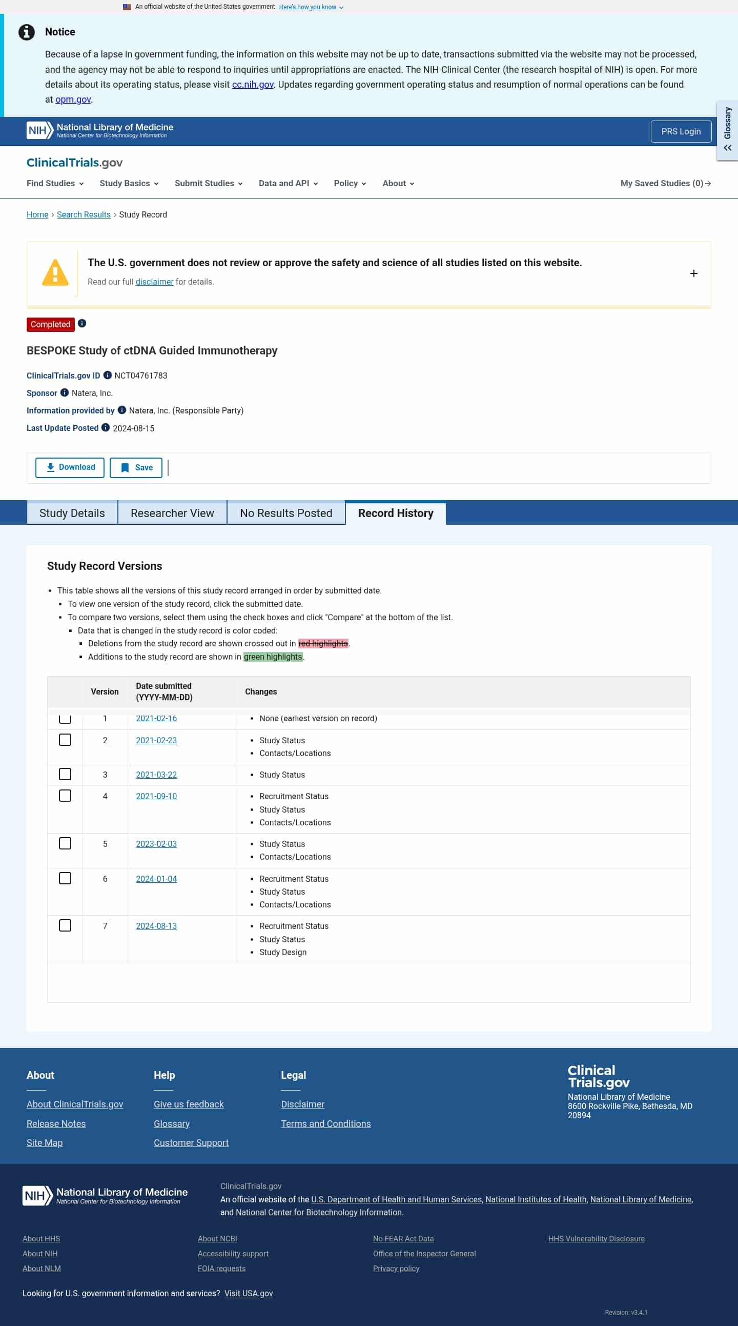 Latest website image capture