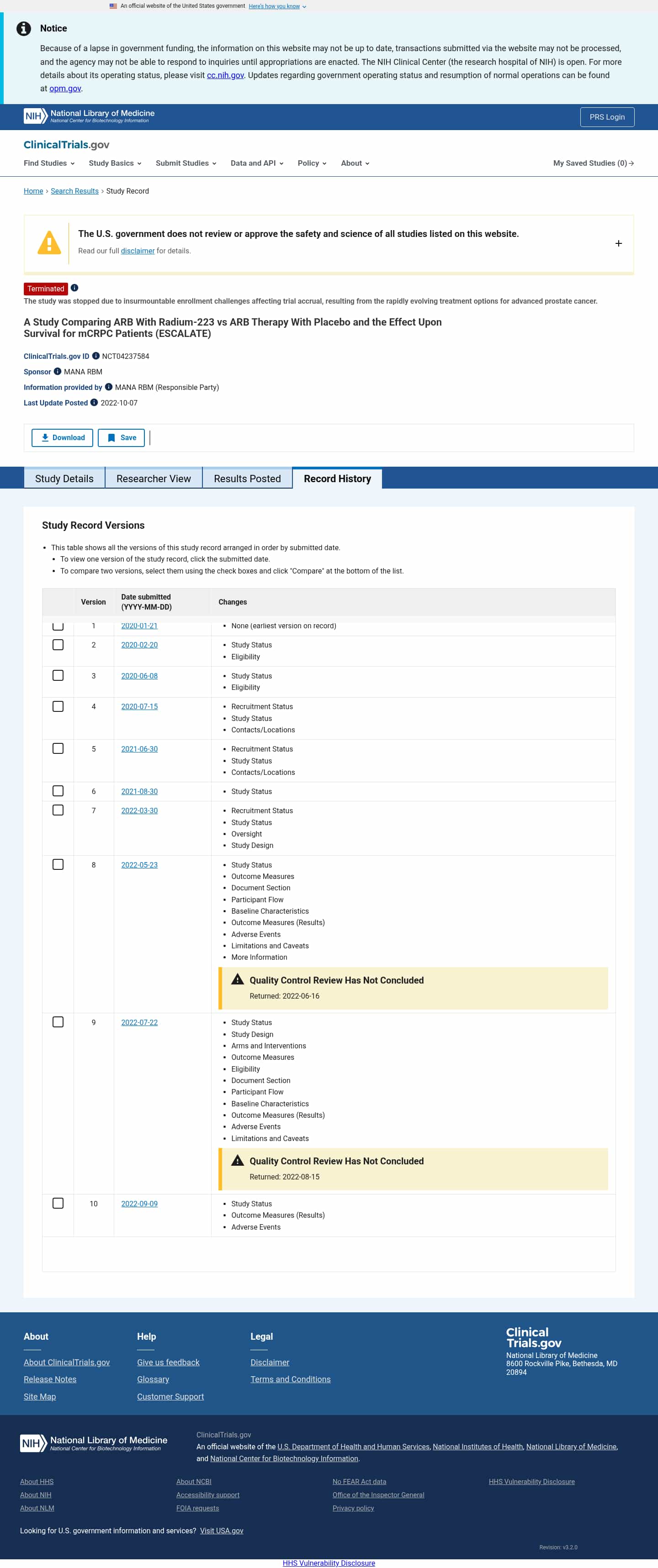 Latest website image capture