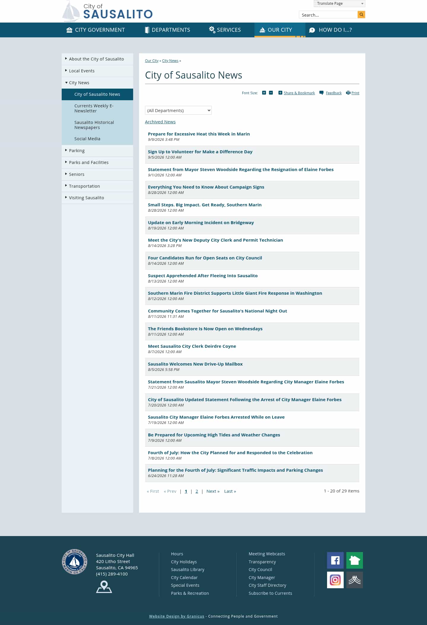 Latest website image capture