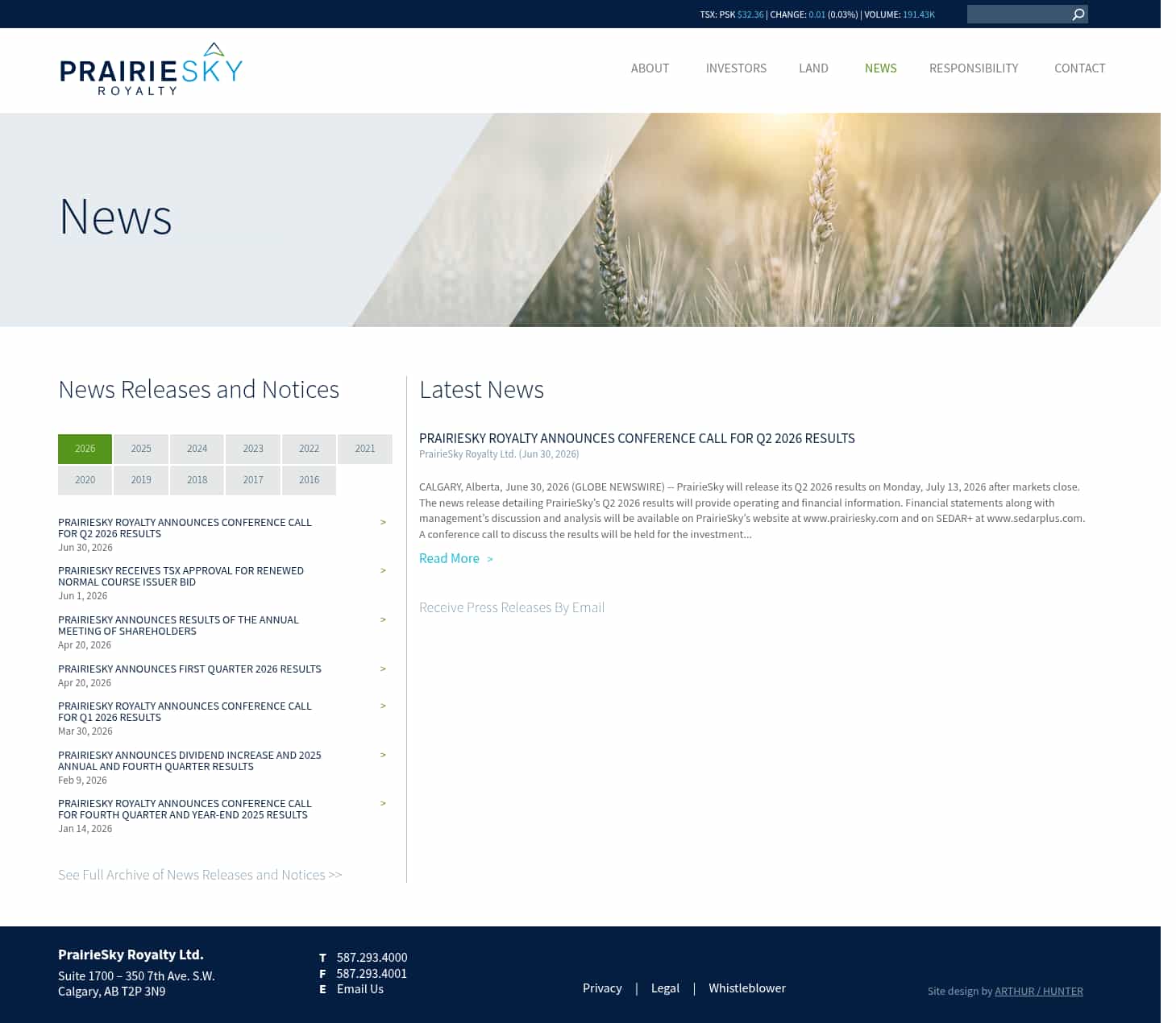 Latest website image capture