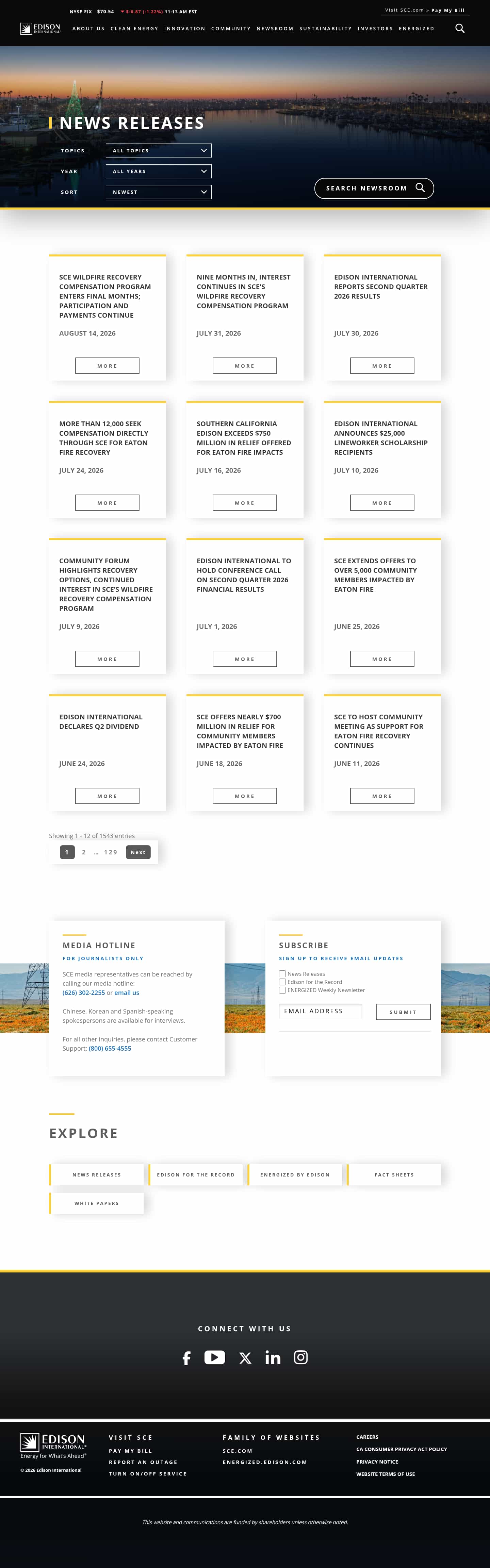 Latest website image capture