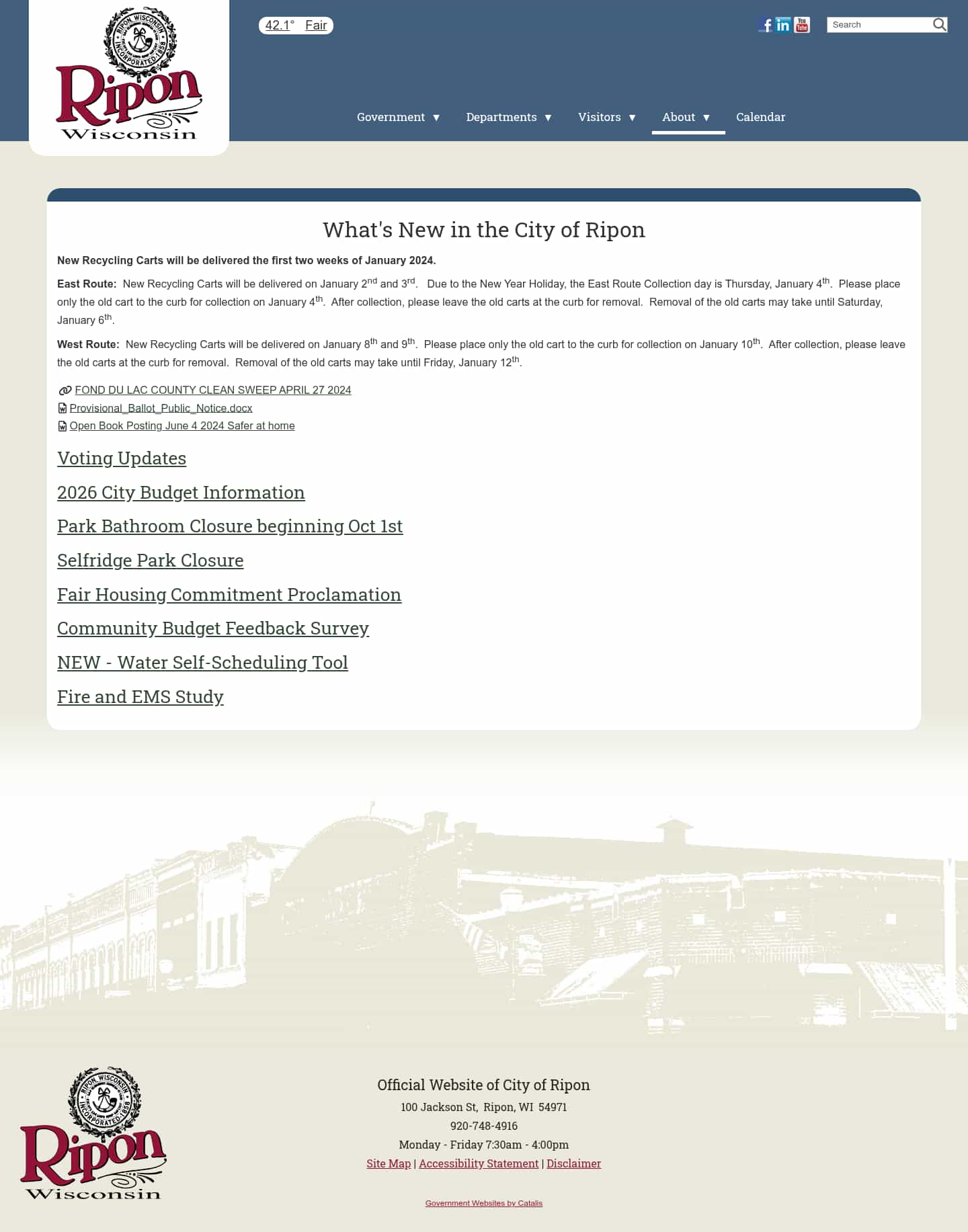 Latest website image capture