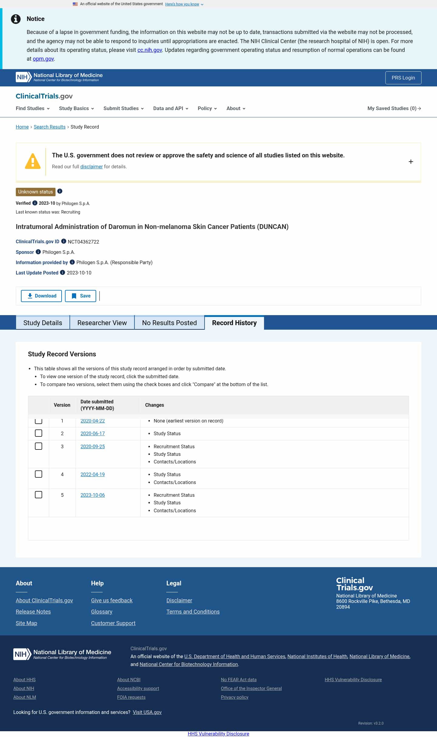 Latest website image capture
