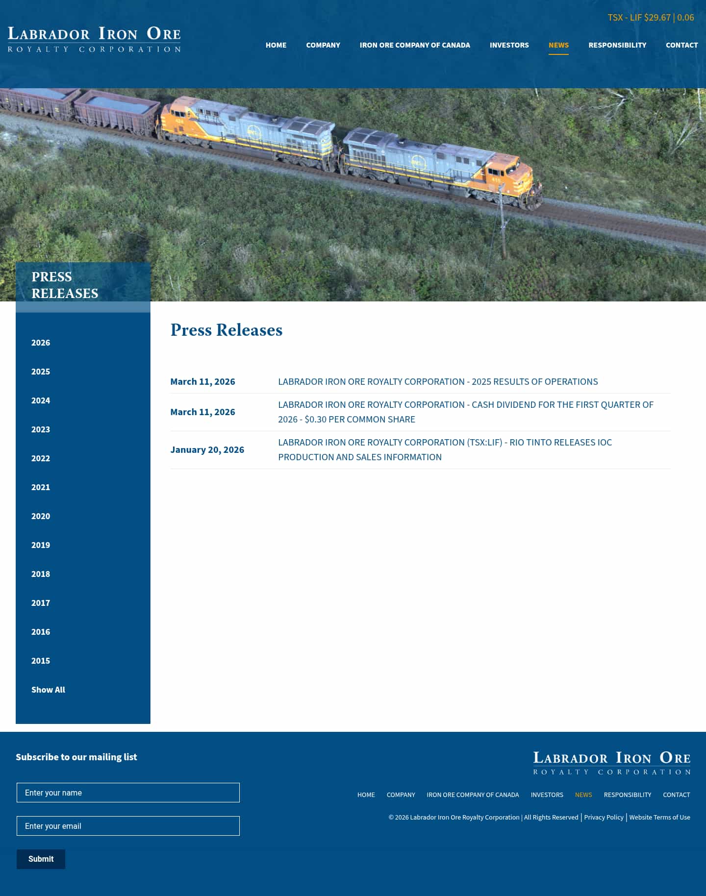 Latest website image capture