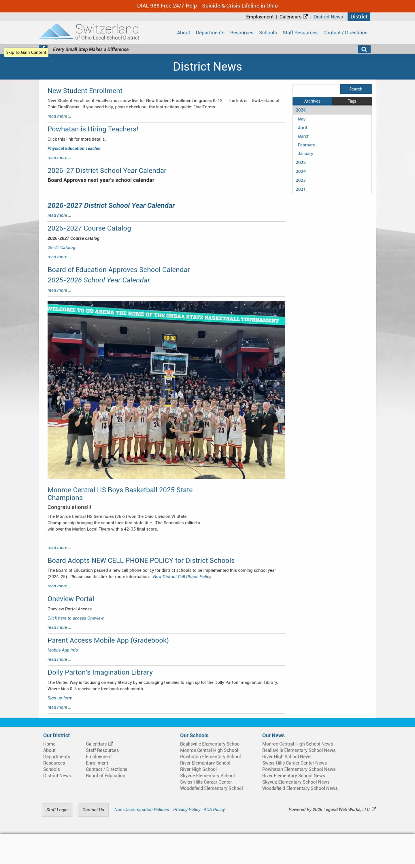 Latest website image capture