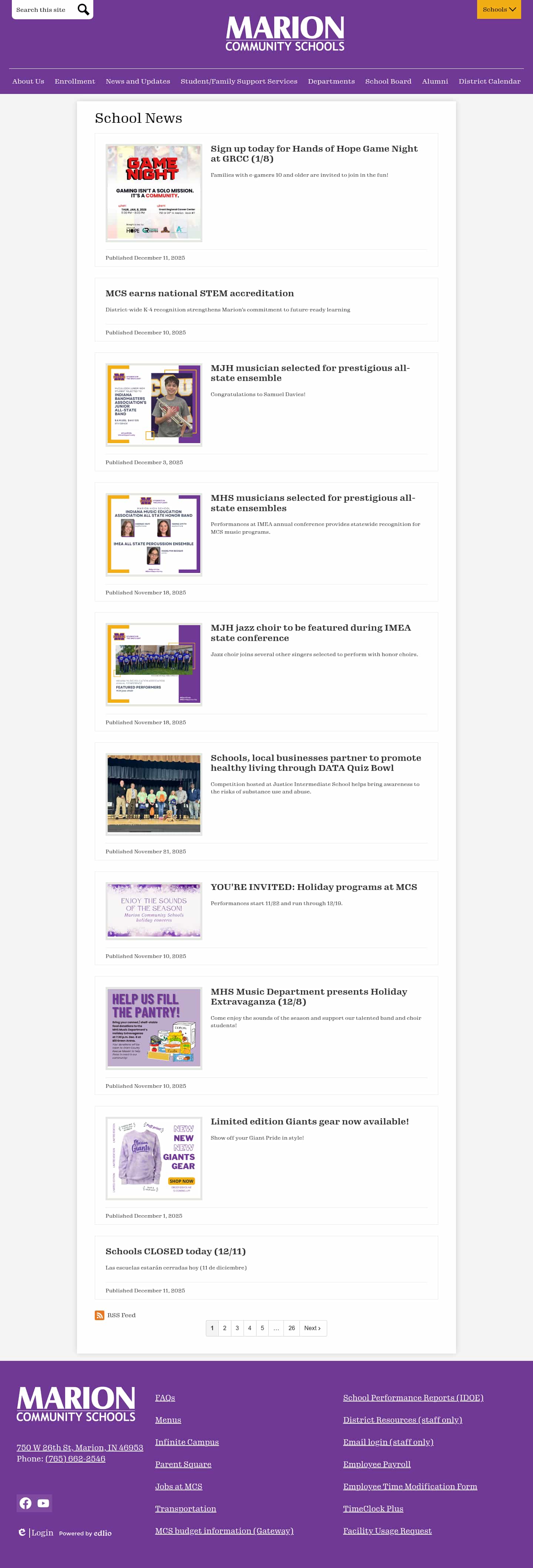 Latest website image capture