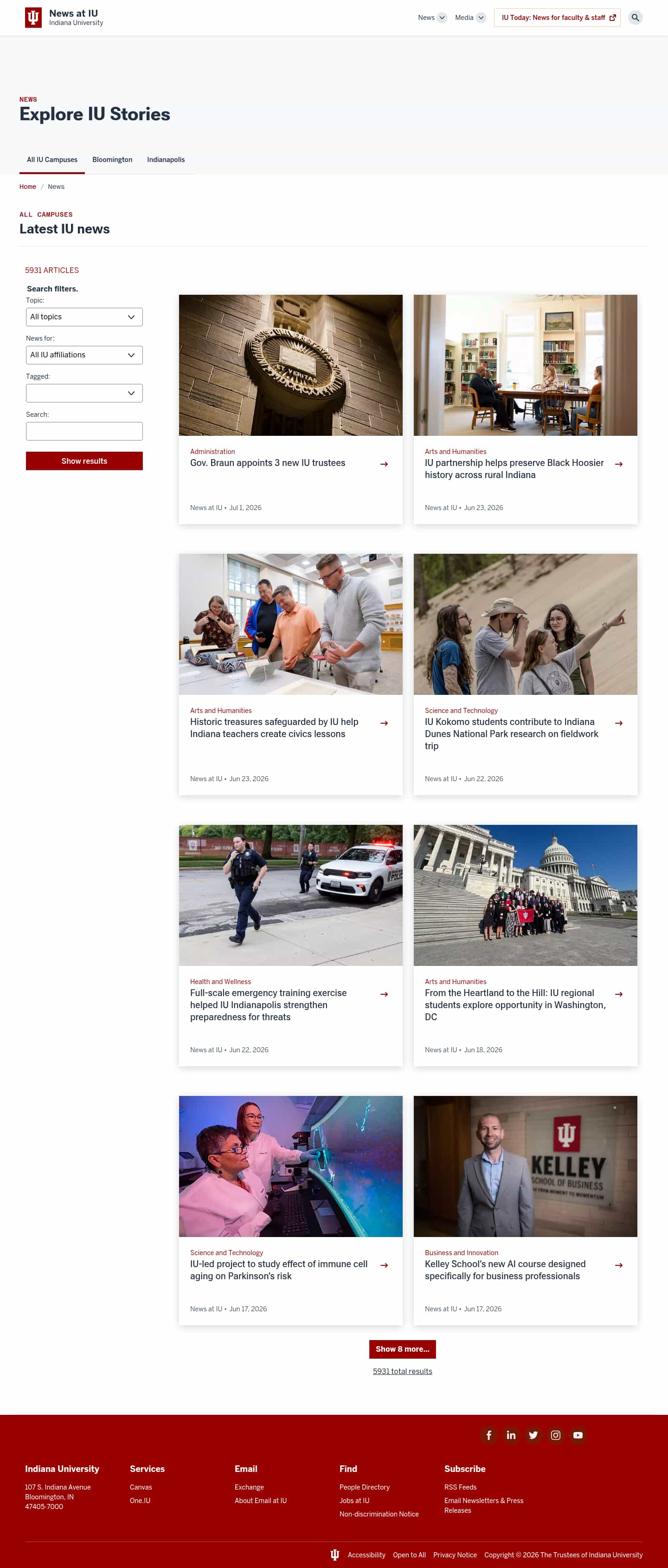 Latest website image capture