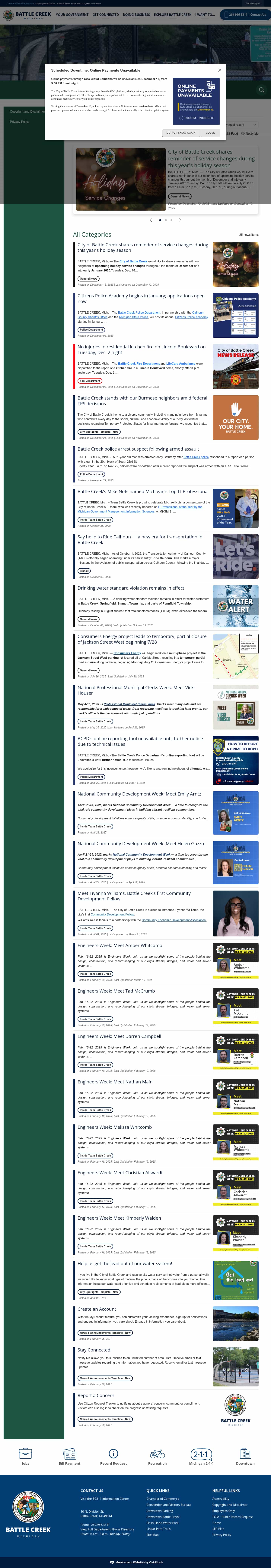 Latest website image capture