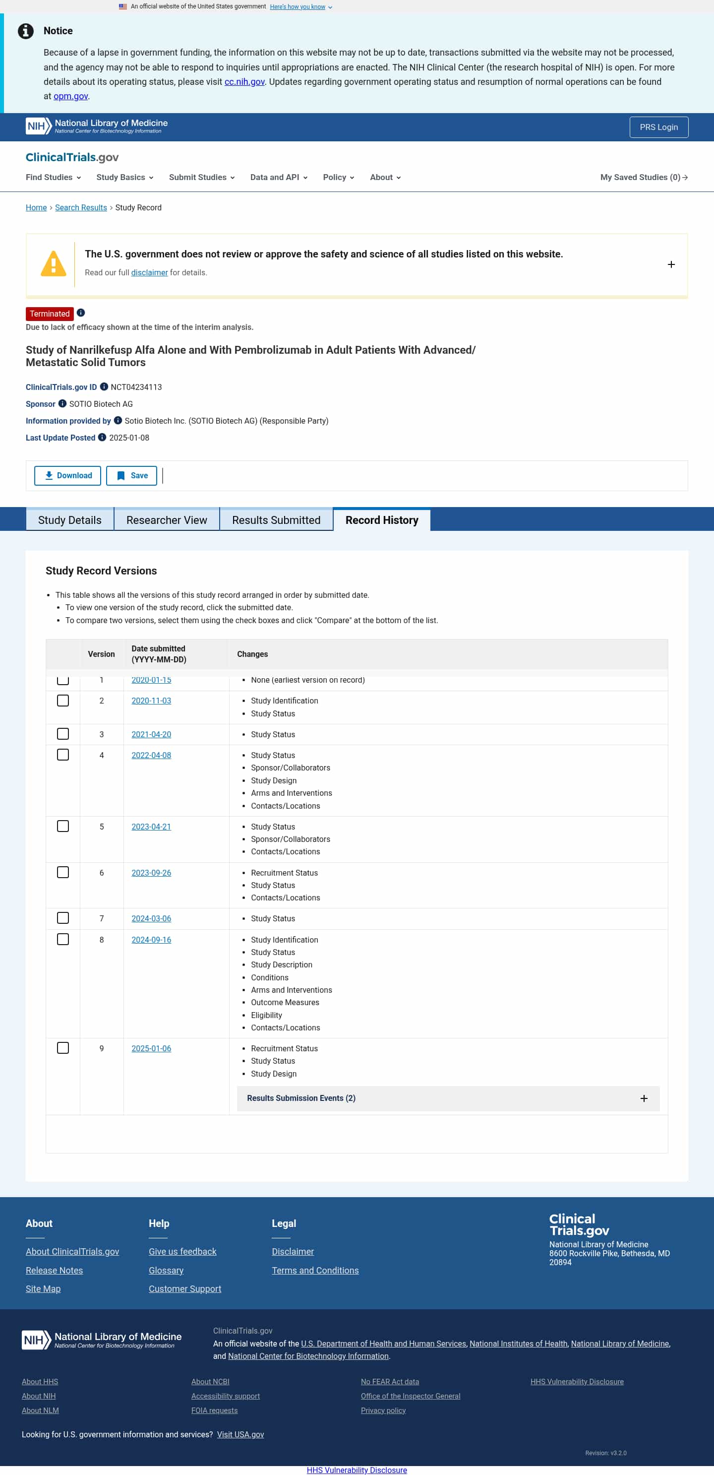 Latest website image capture