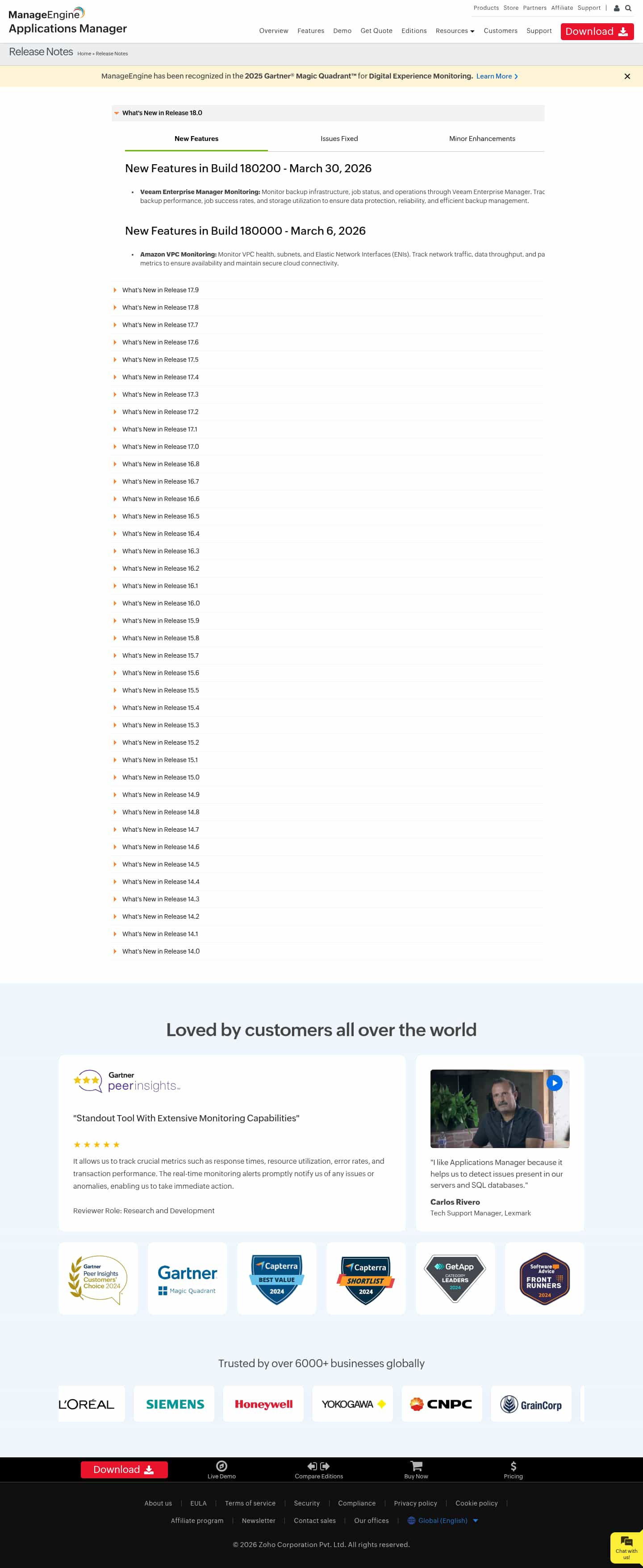 Latest website image capture