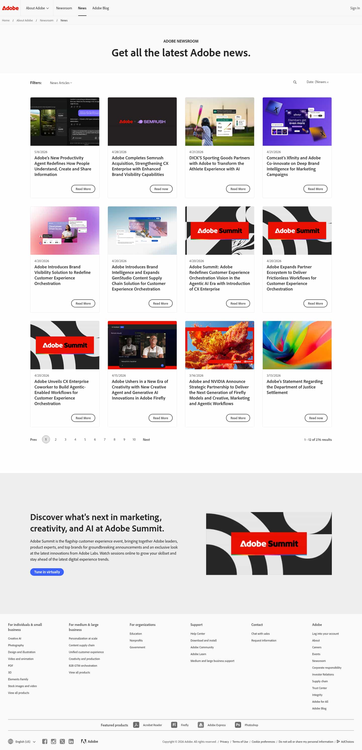 Latest website image capture