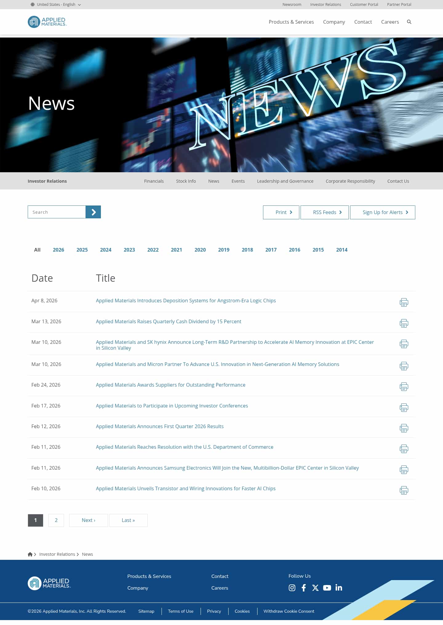 Latest website image capture