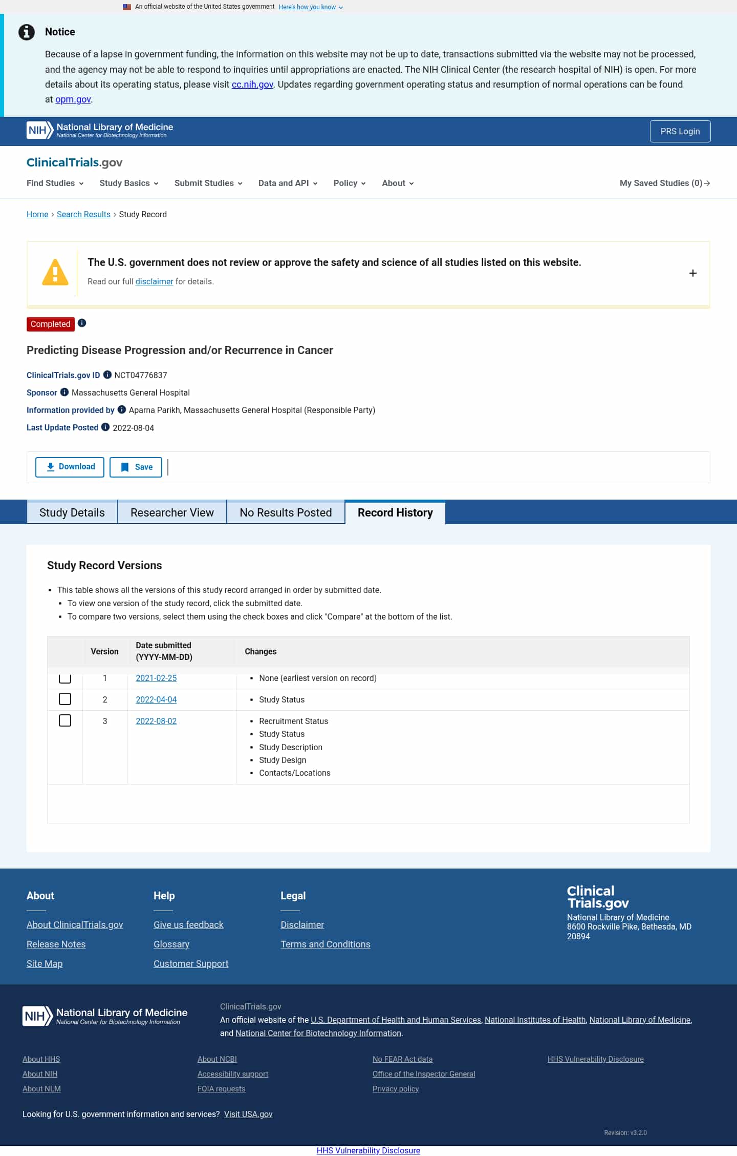 Latest website image capture