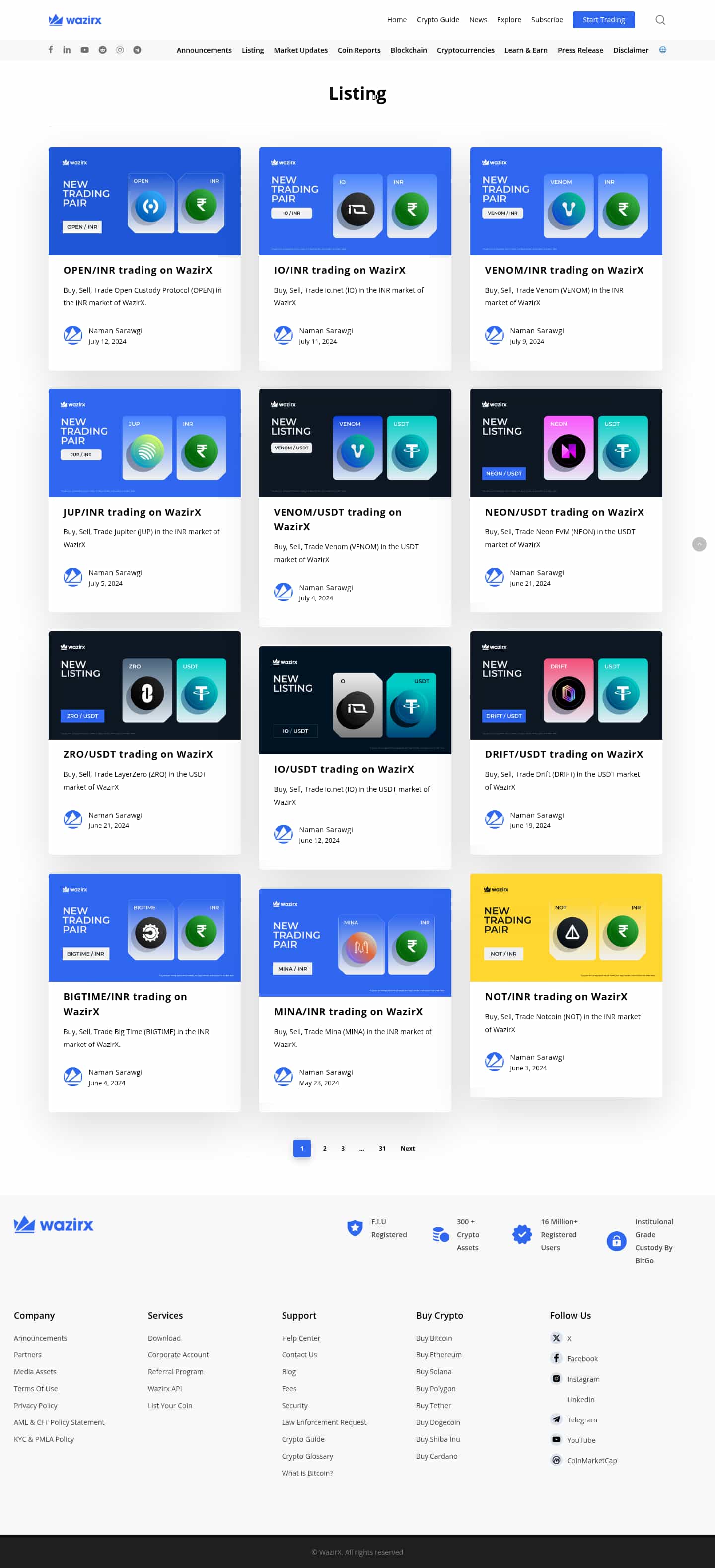 Latest website image capture