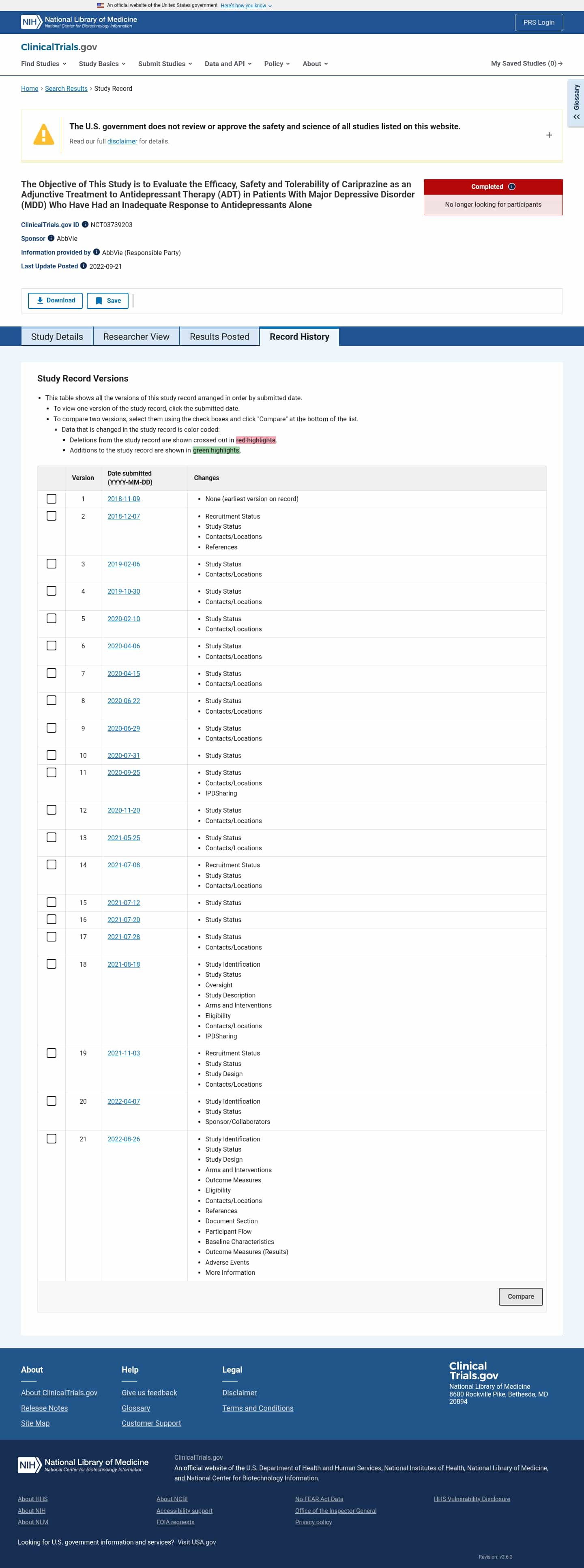 Latest website image capture