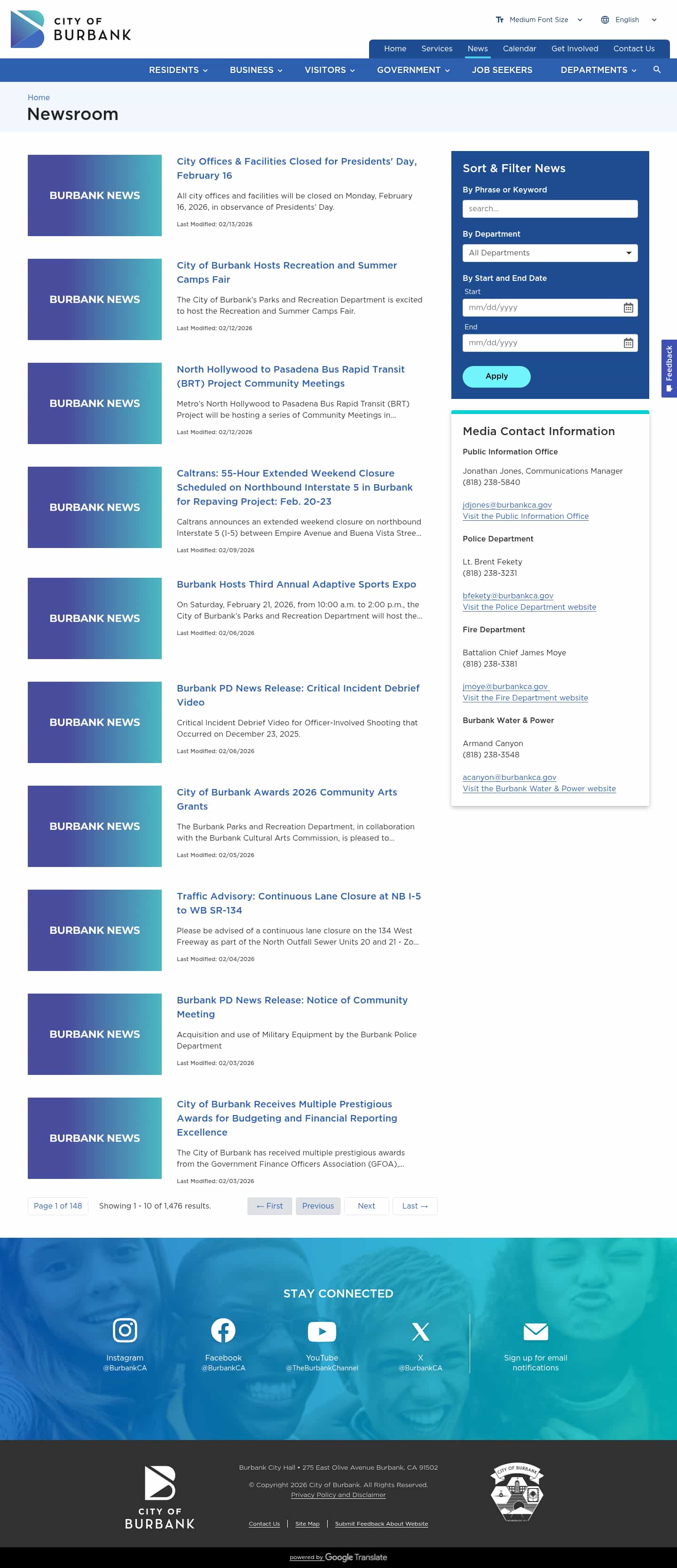 Latest website image capture