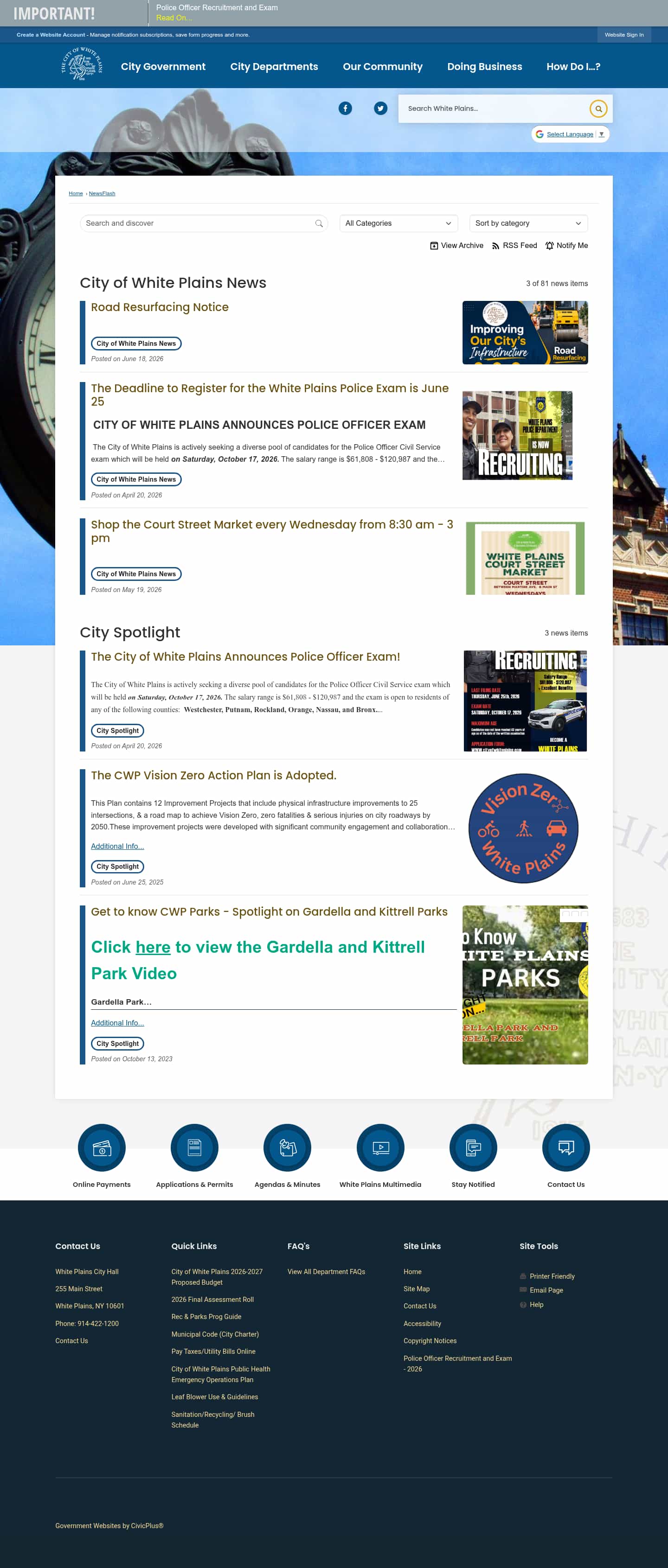 Latest website image capture