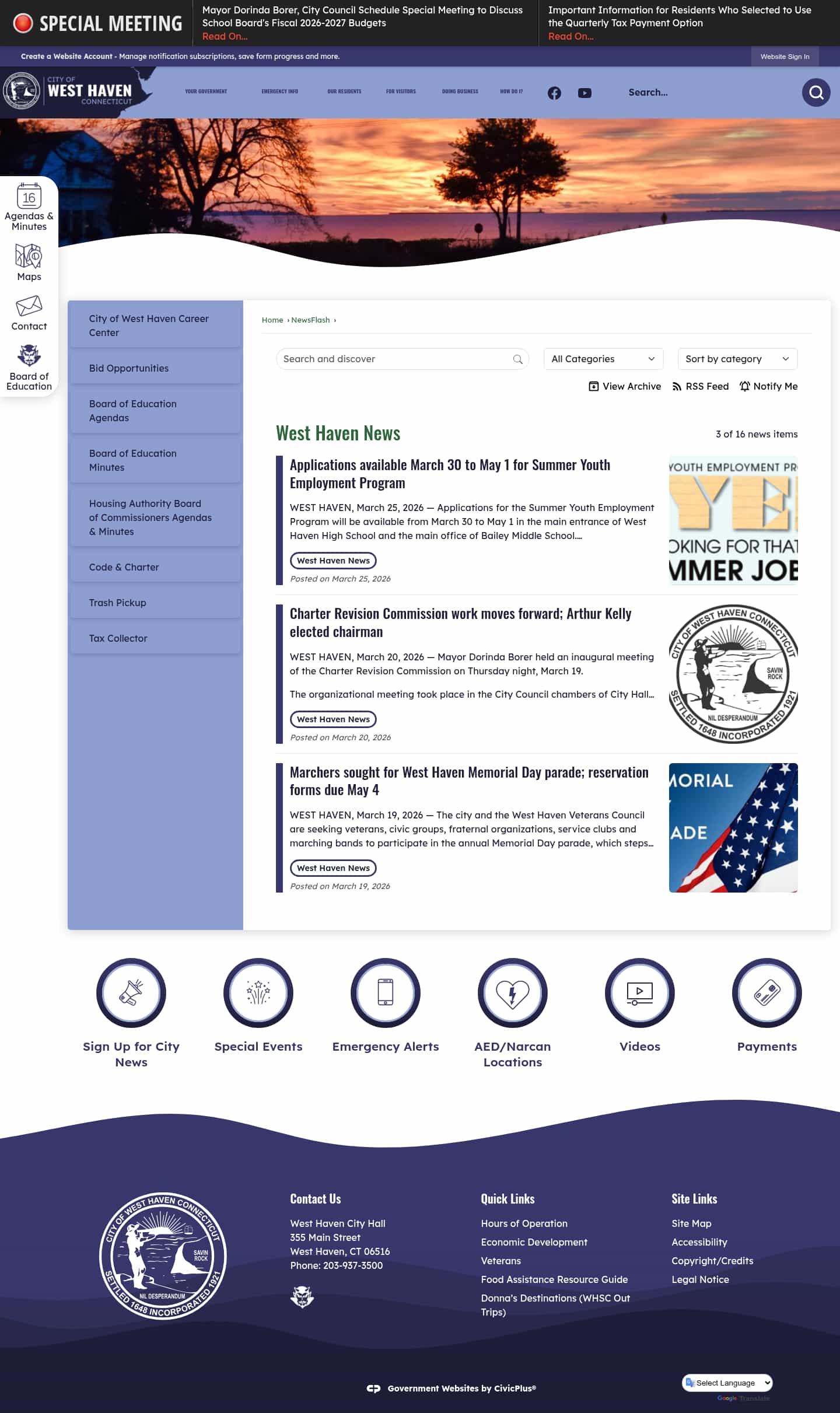 Latest website image capture