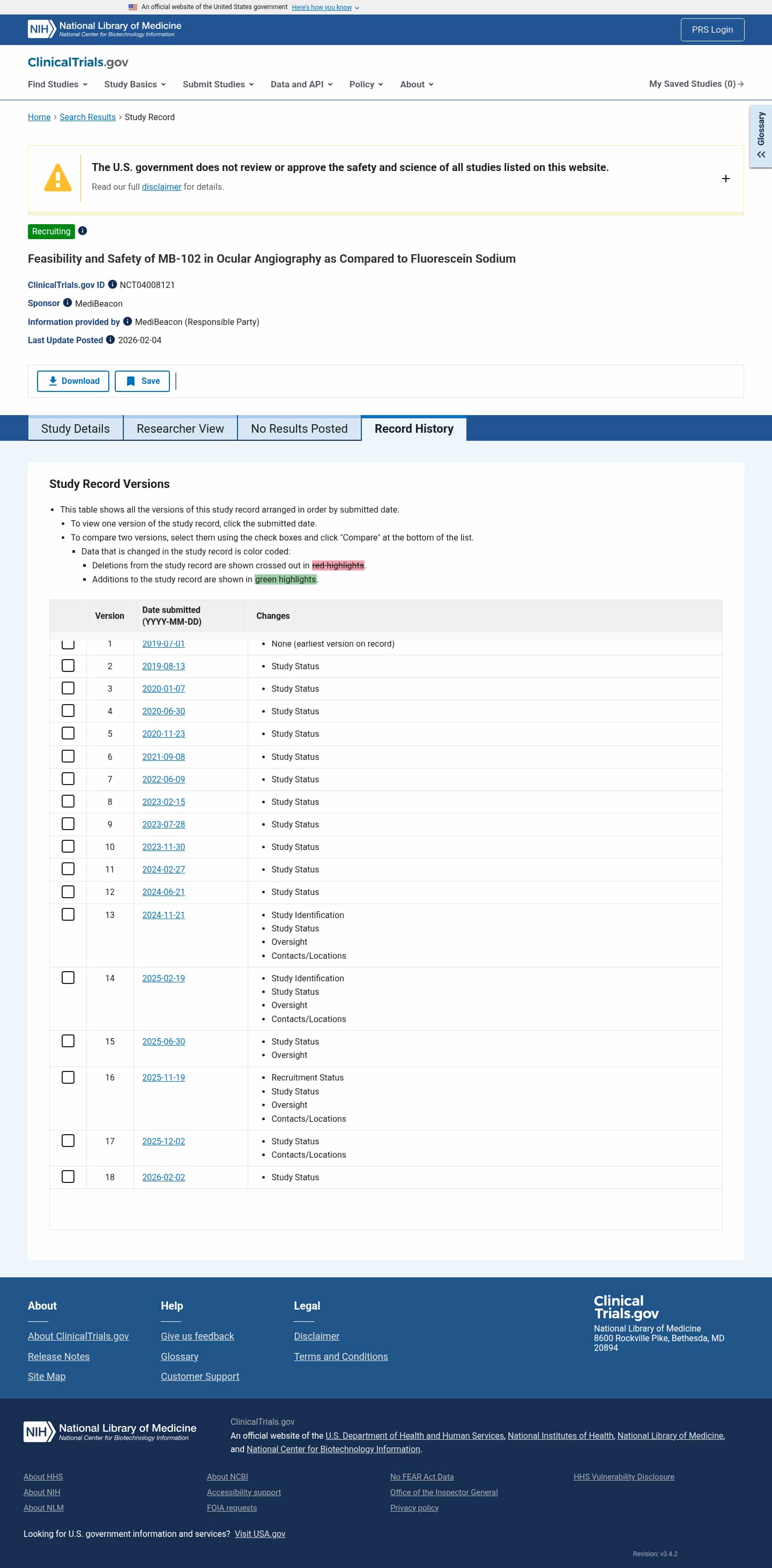 Latest website image capture