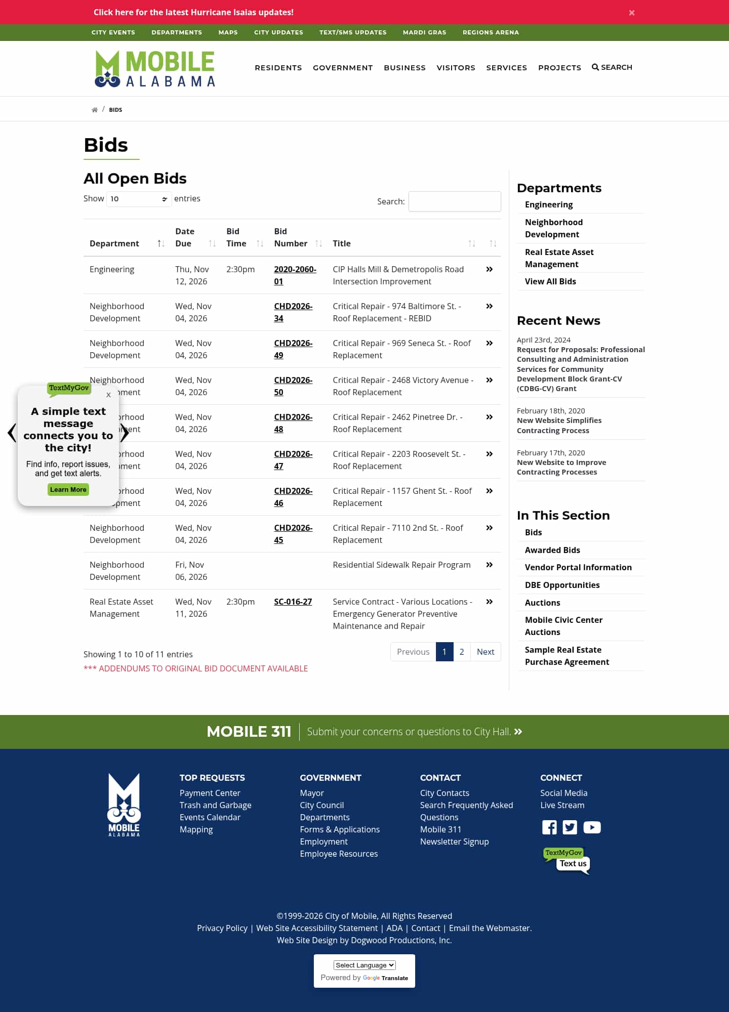 Latest website image capture