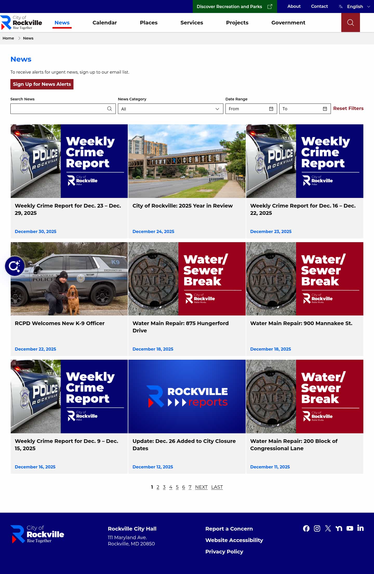 Latest website image capture