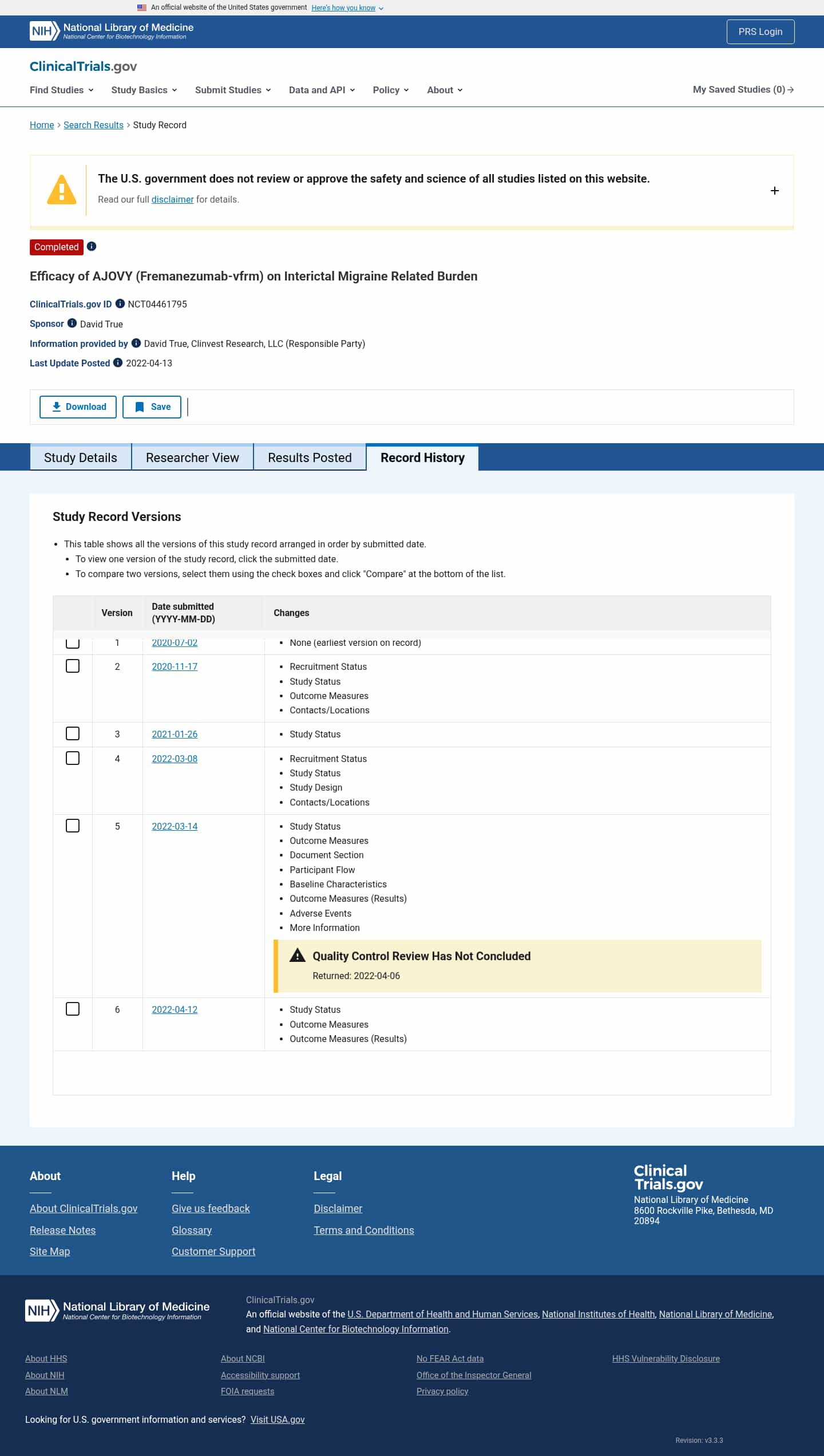 Latest website image capture