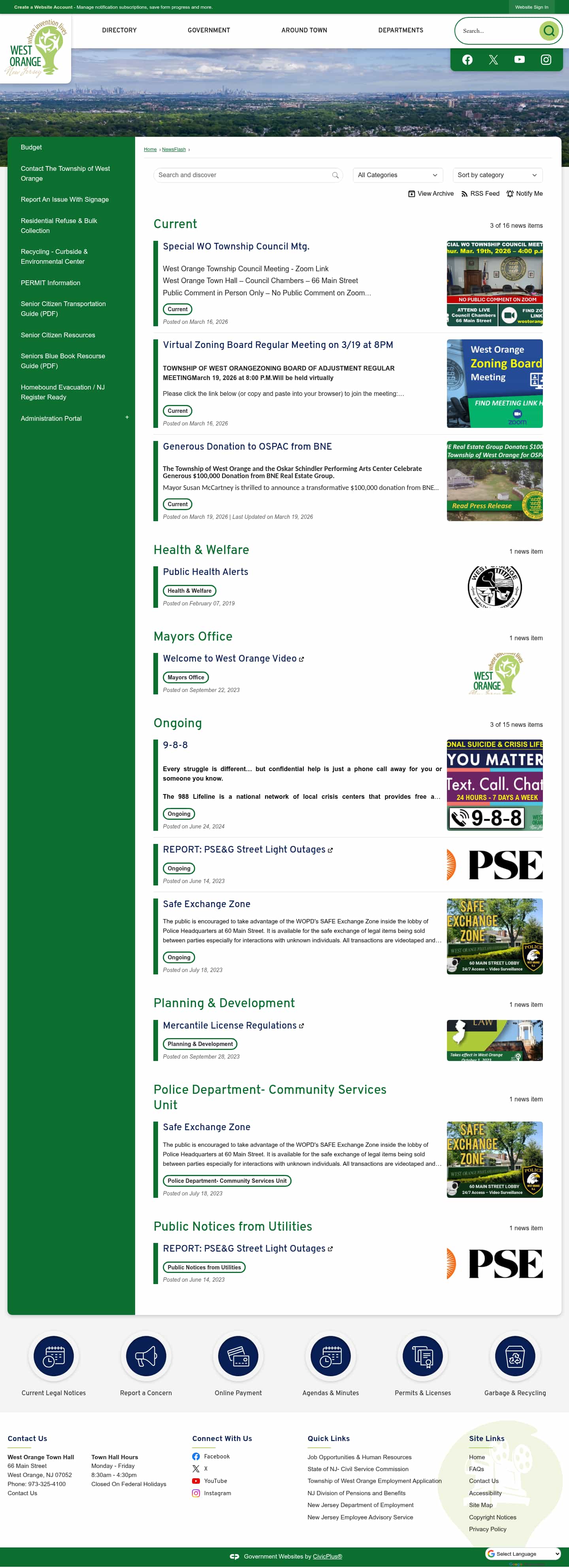 Latest website image capture