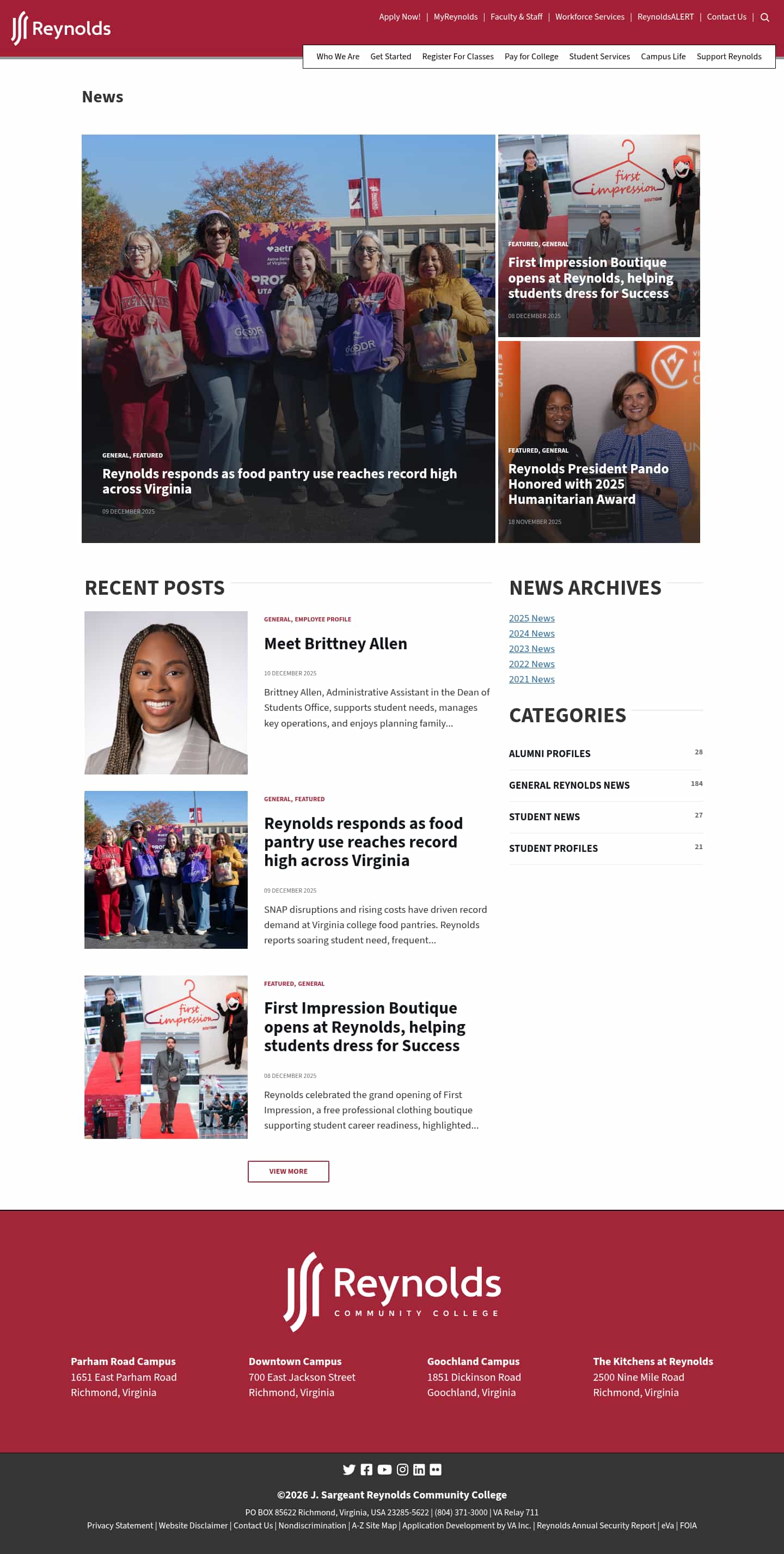 Latest website image capture