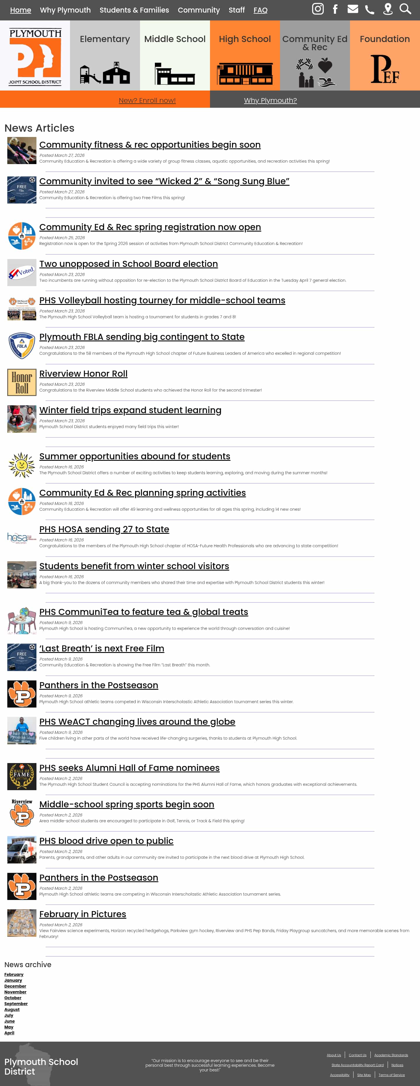 Latest website image capture