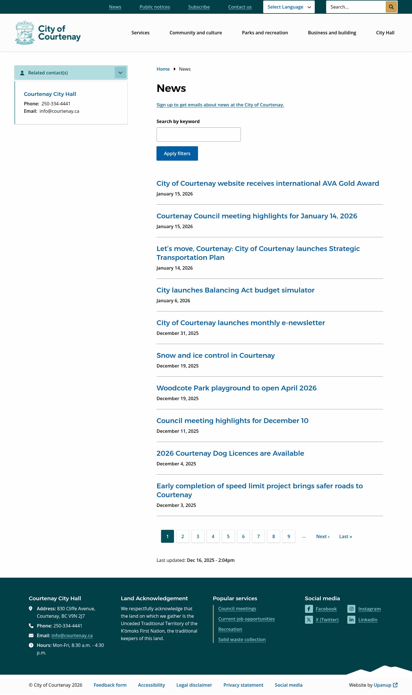 Latest website image capture