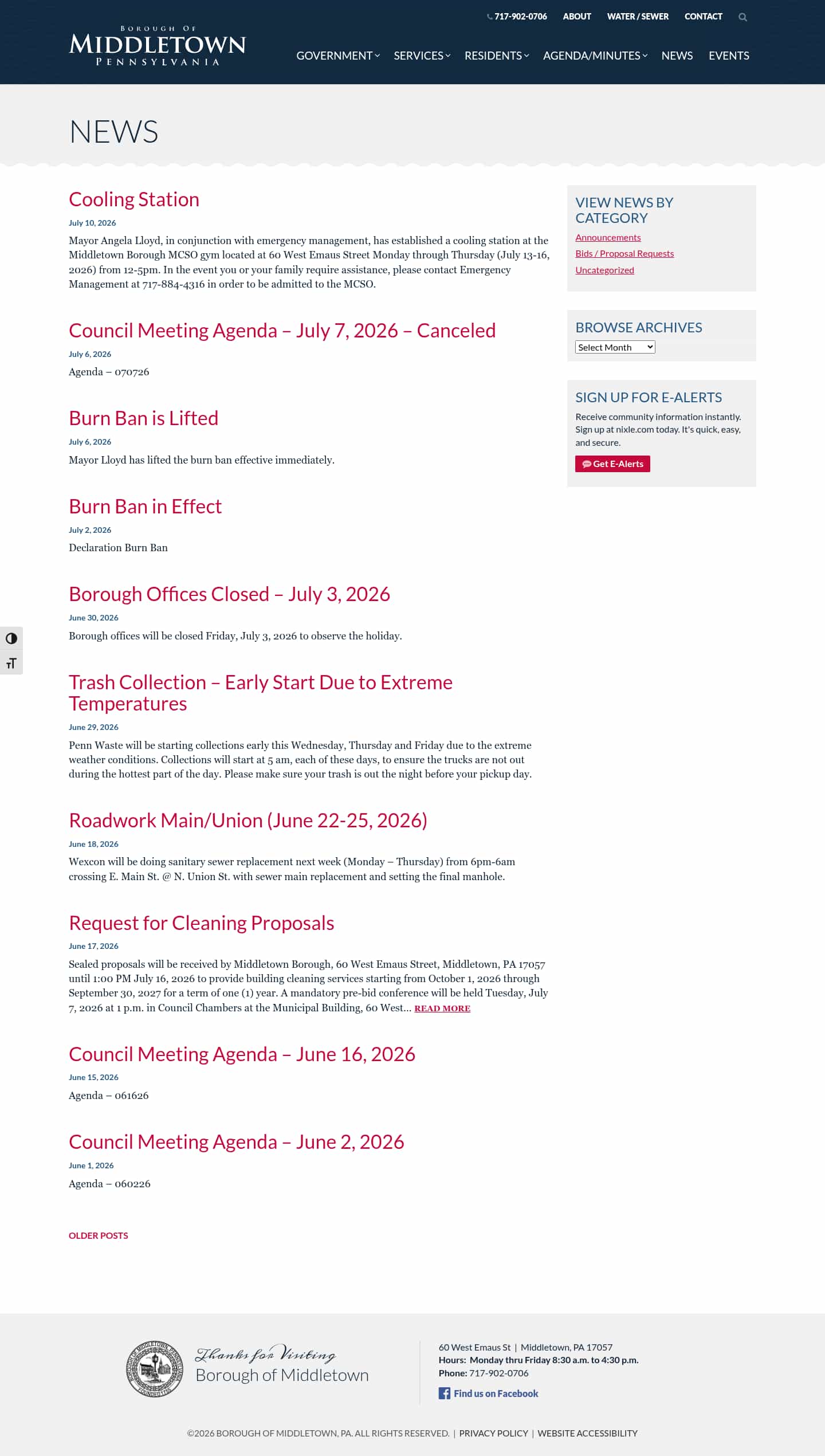 Latest website image capture