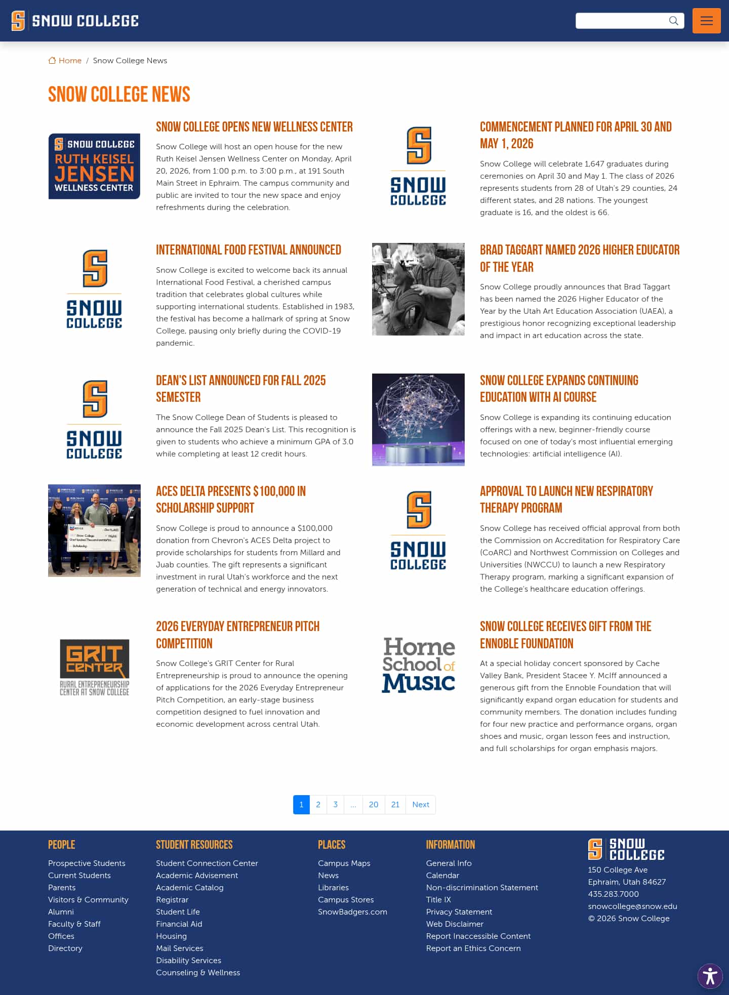 Latest website image capture