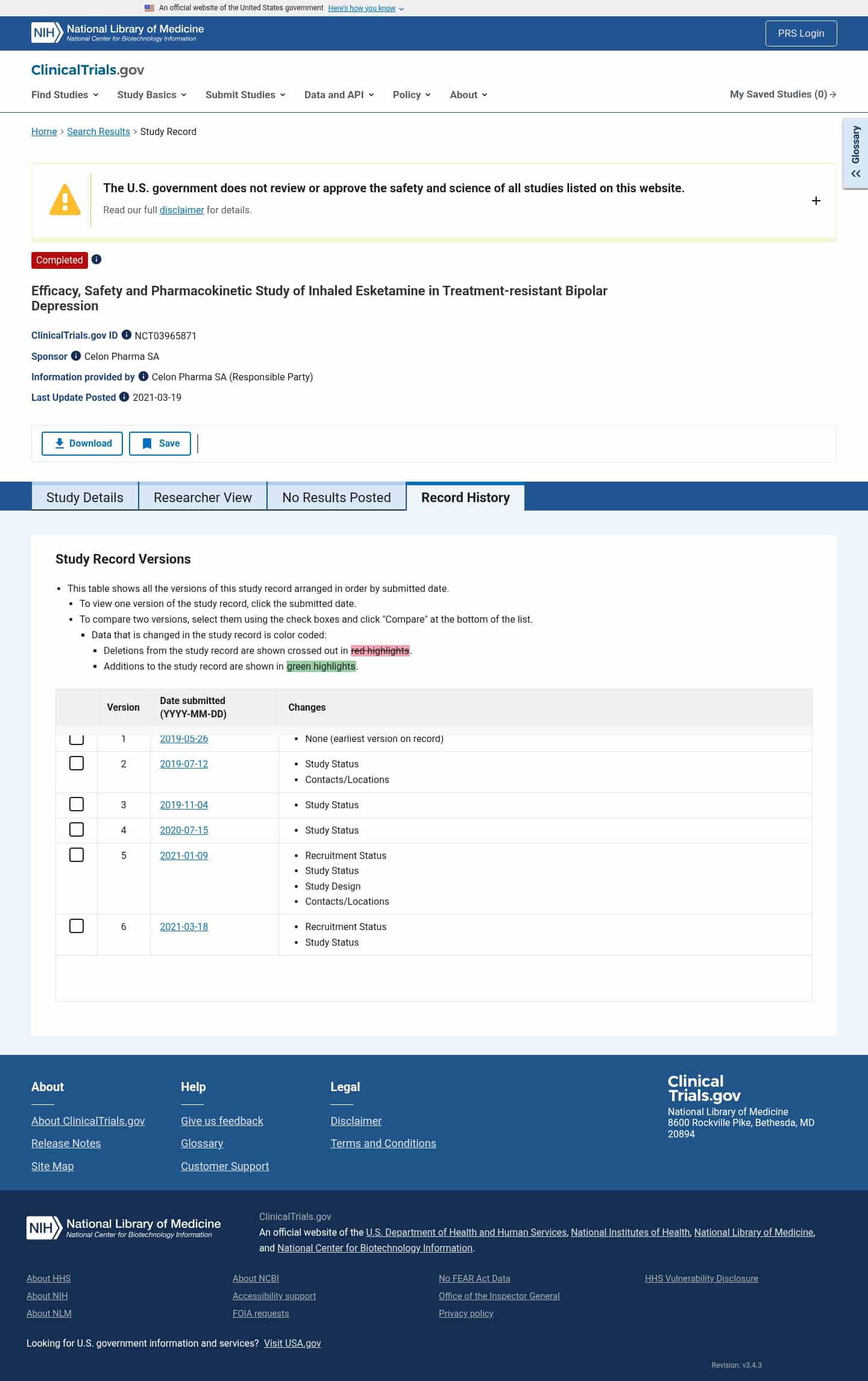 Latest website image capture