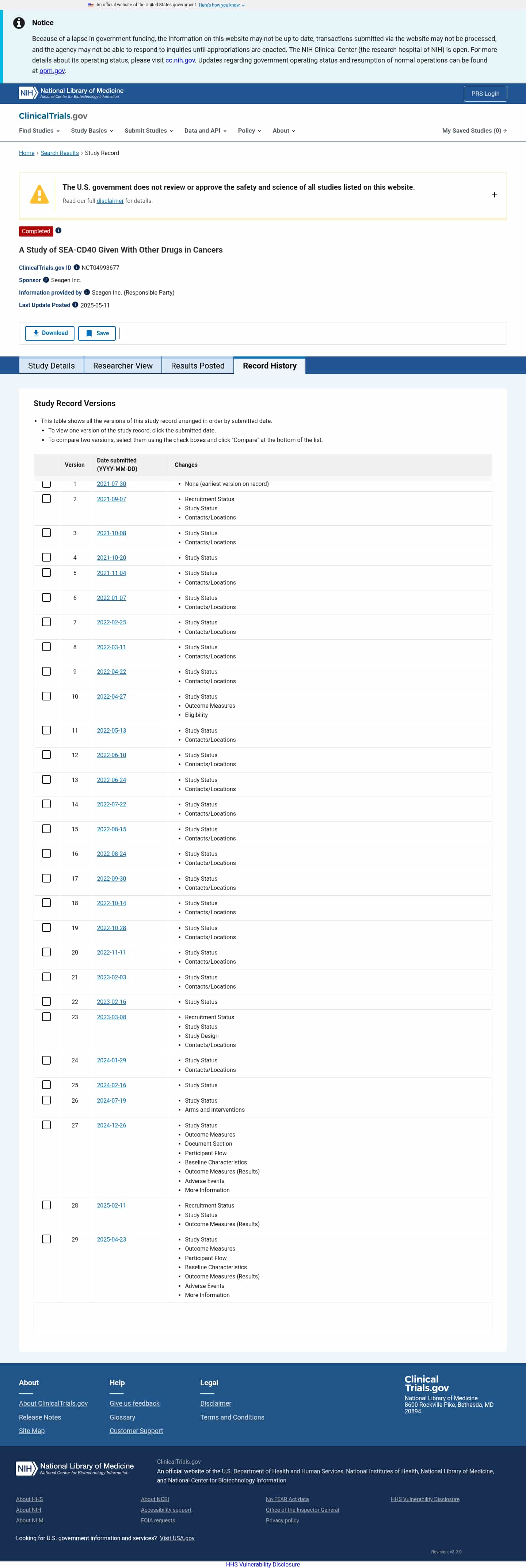 Latest website image capture