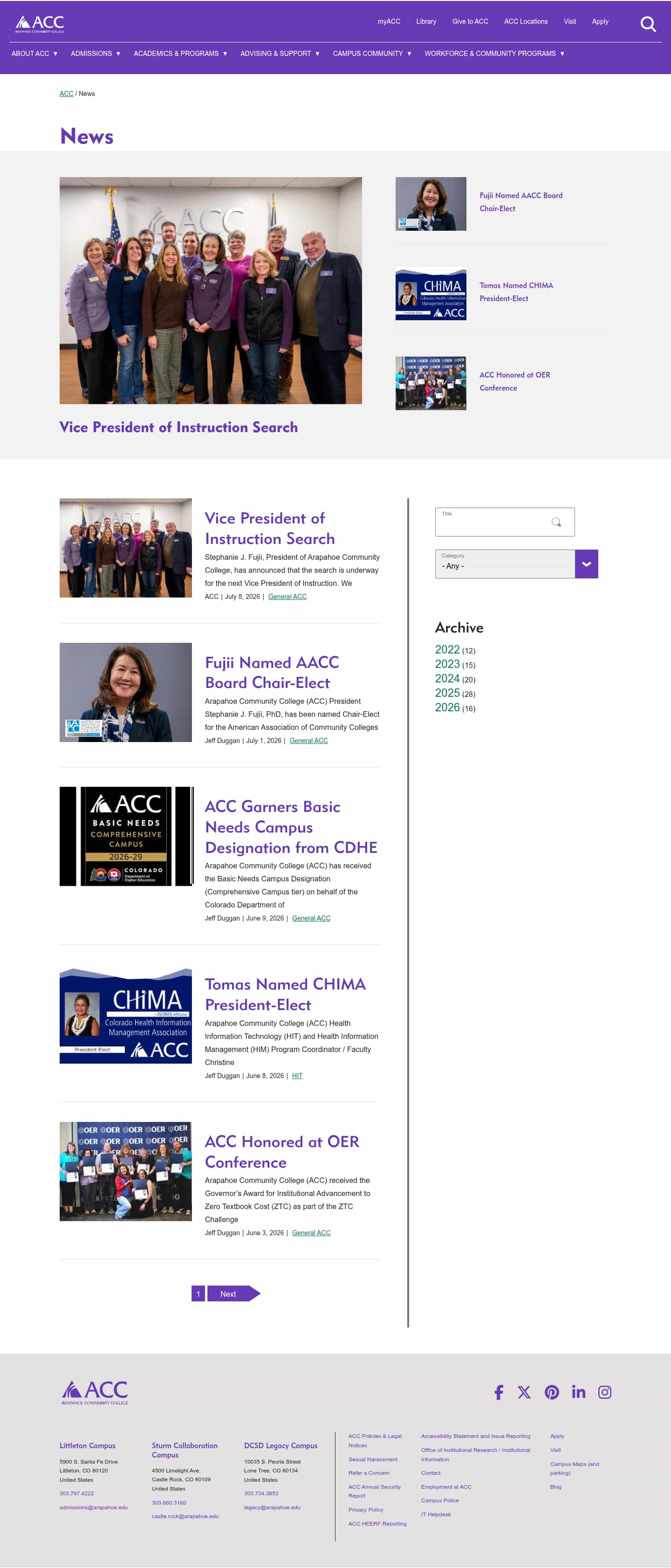 Latest website image capture