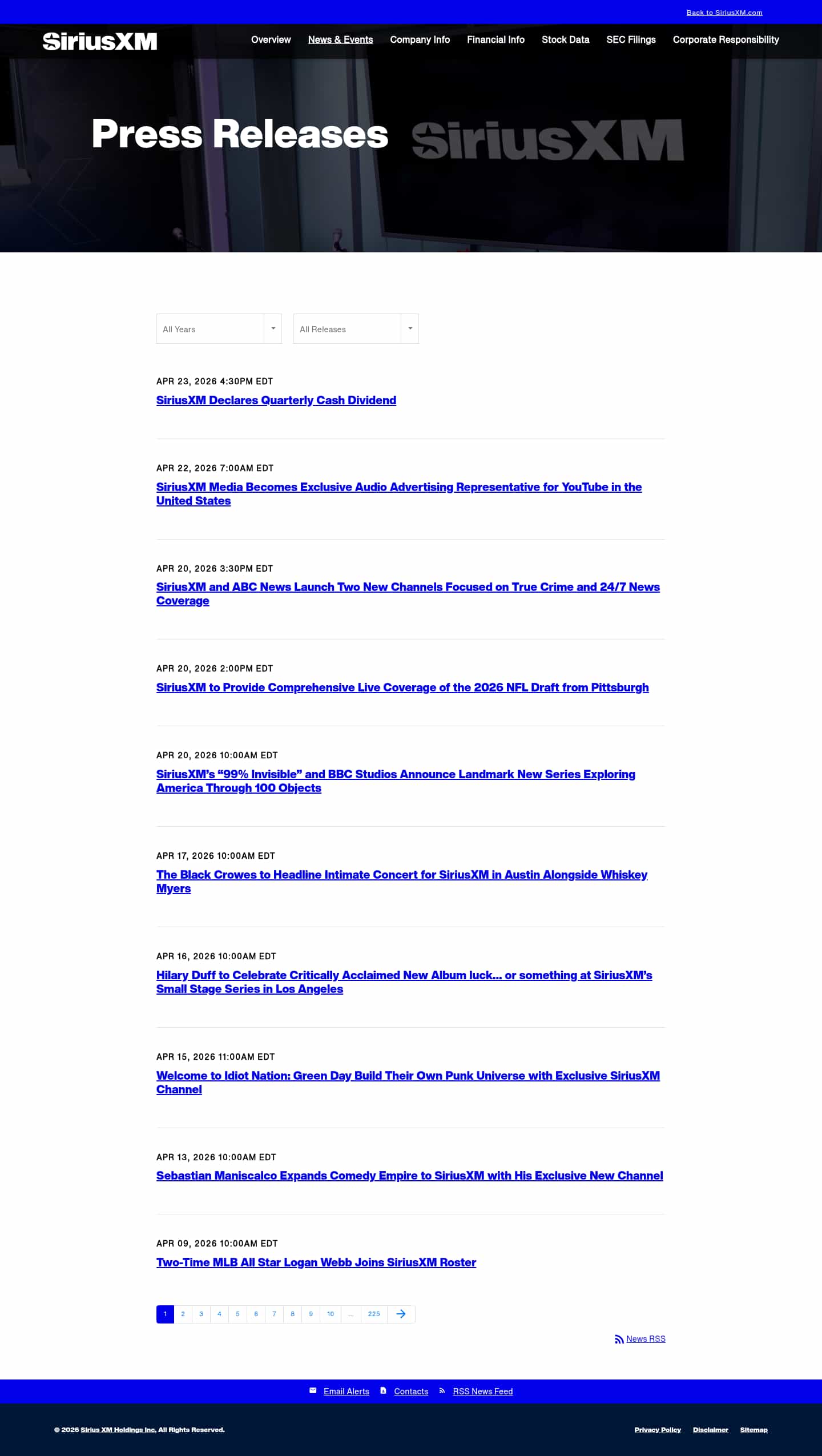 Latest website image capture