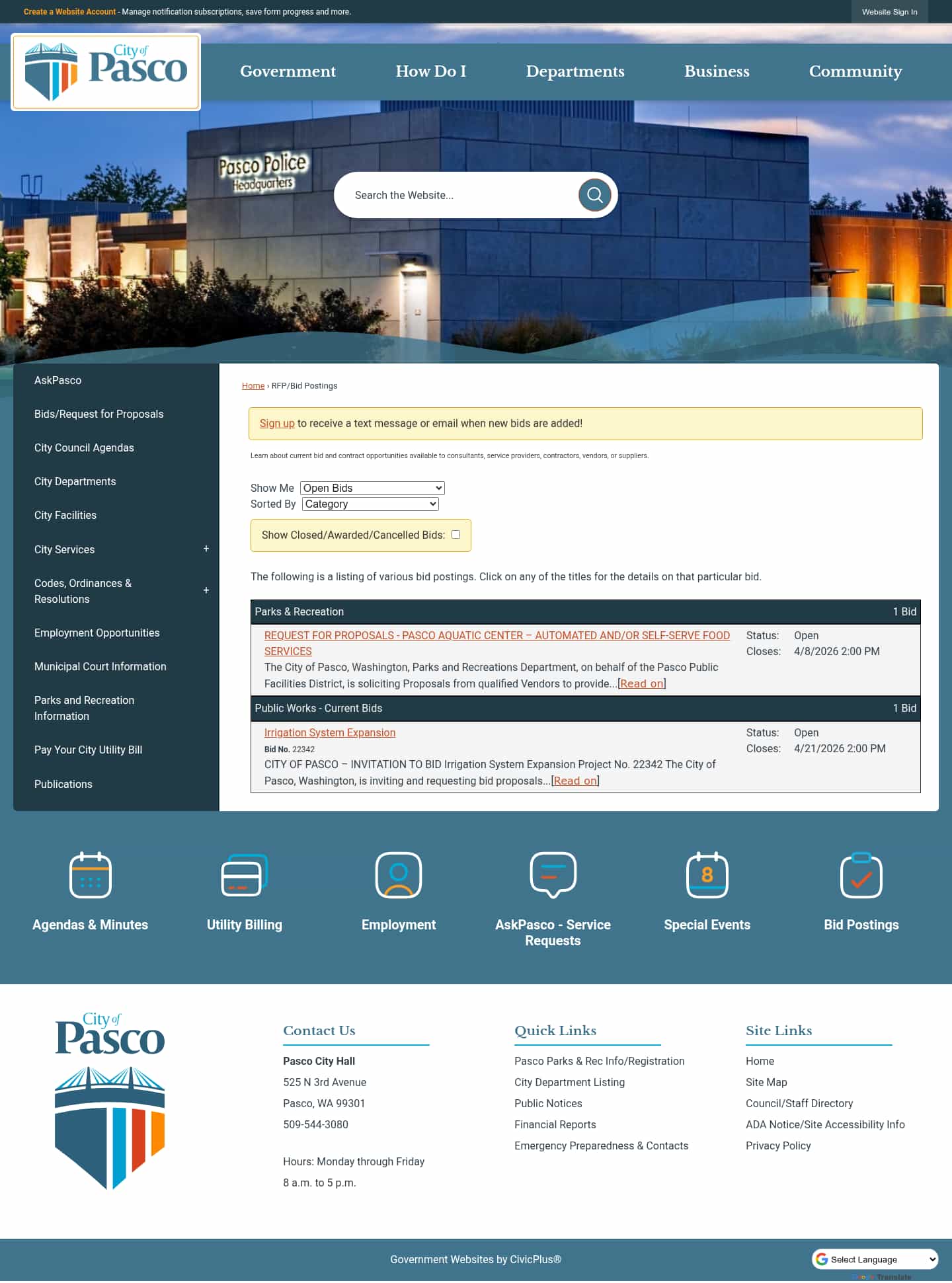 Latest website image capture