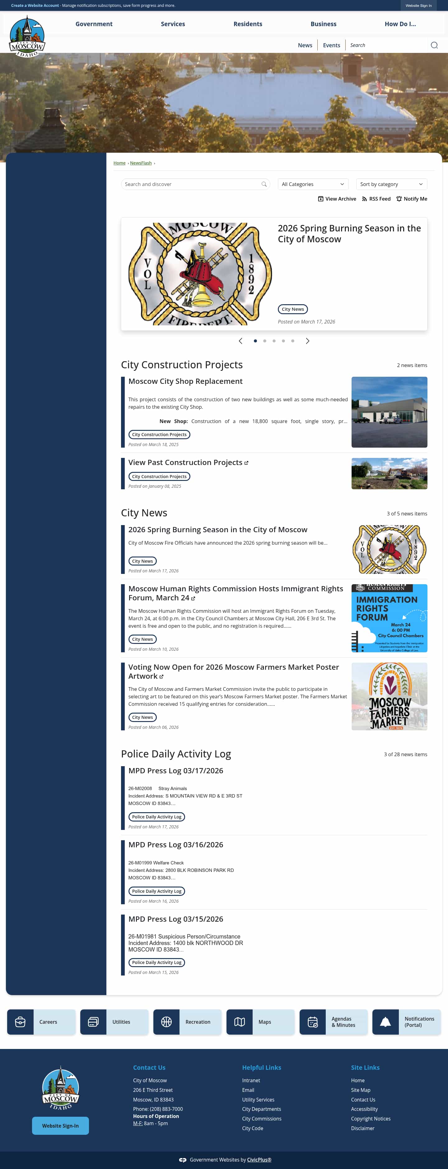 Latest website image capture