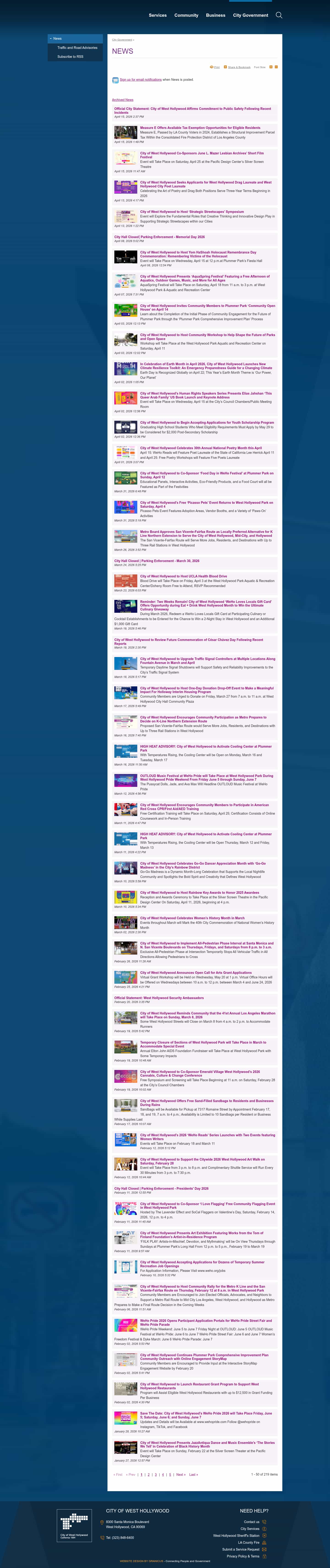 Latest website image capture