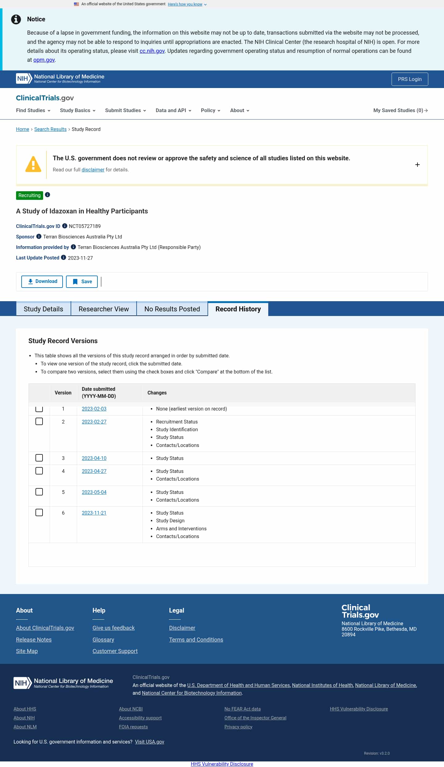 Latest website image capture