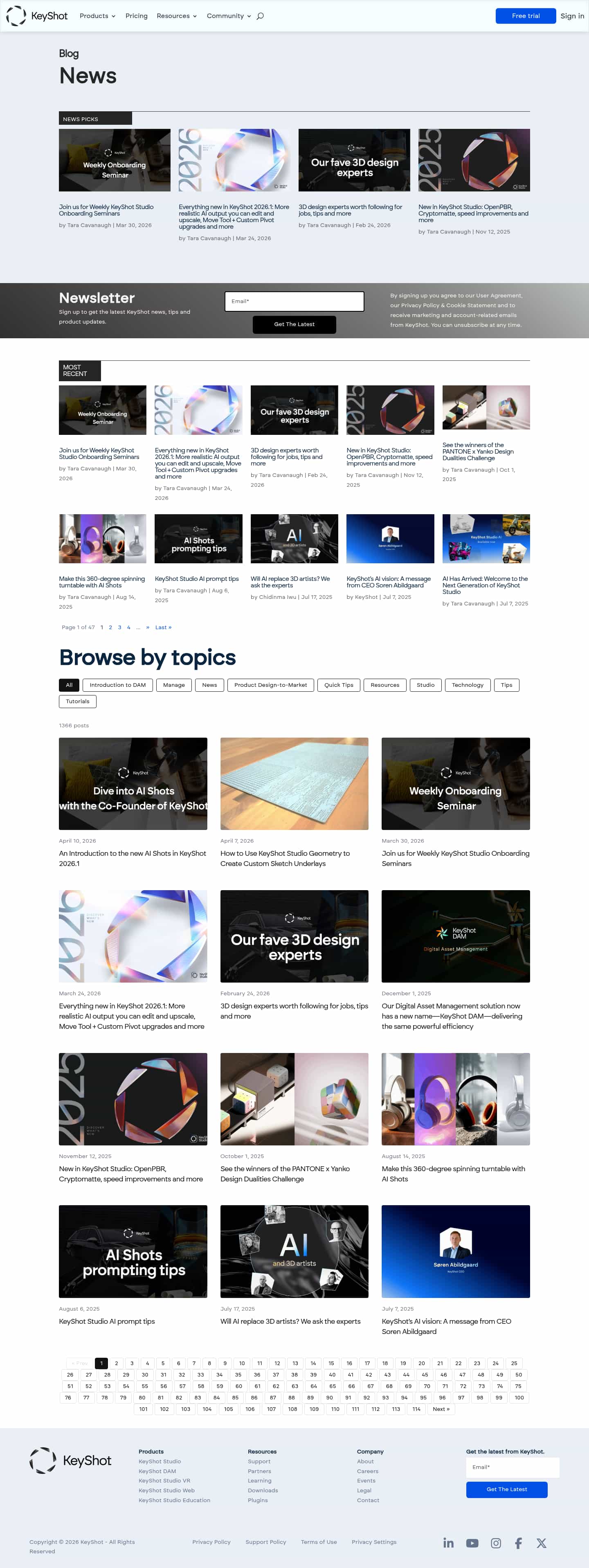 Latest website image capture