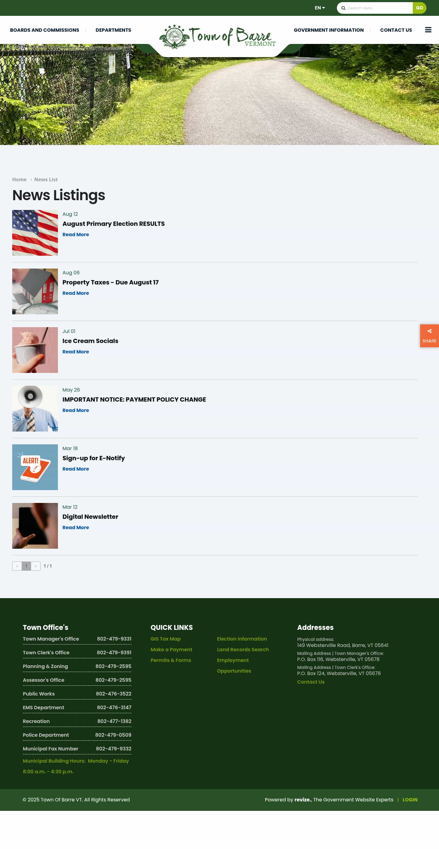 Latest website image capture