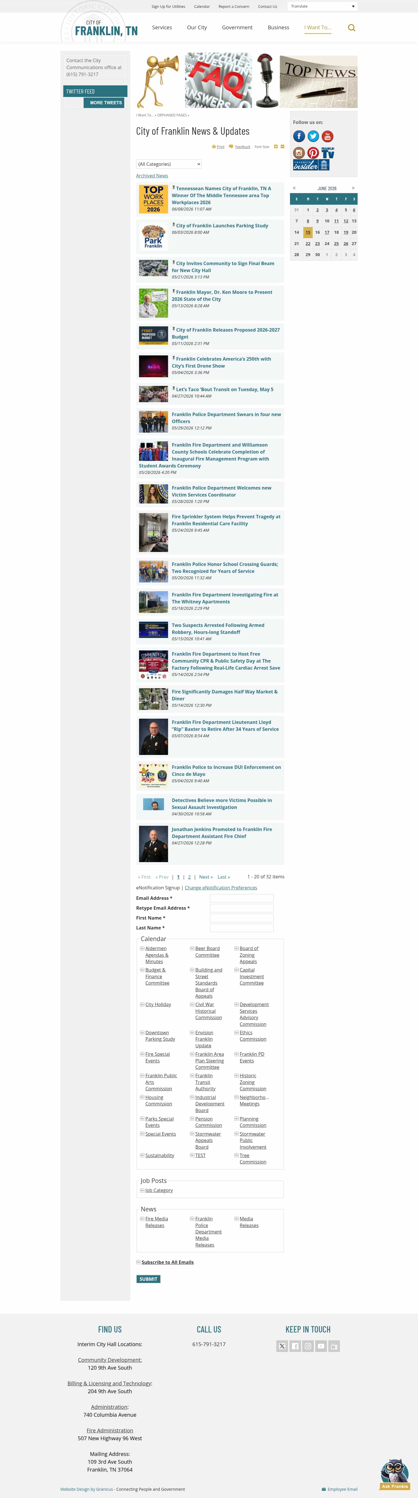 Latest website image capture