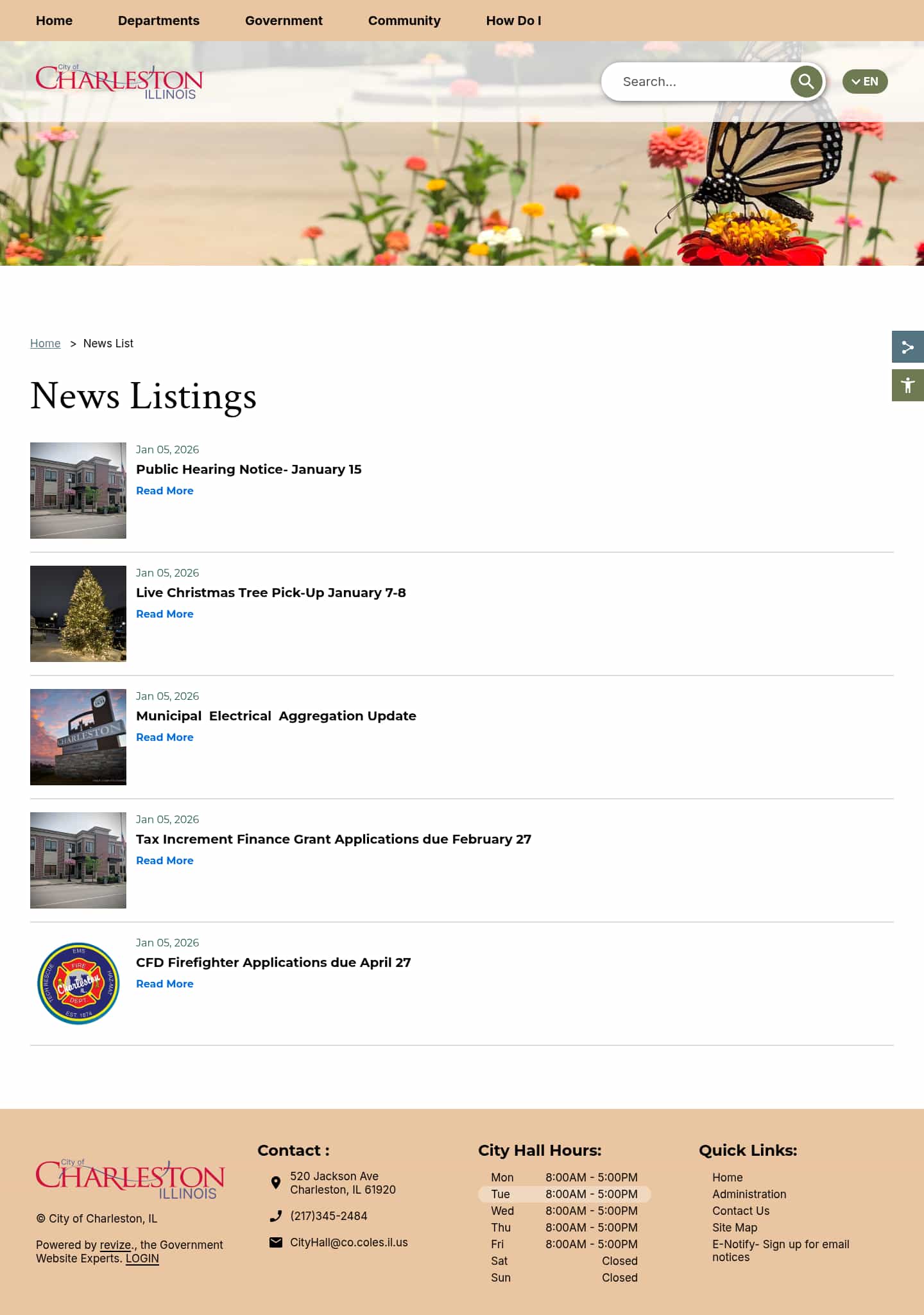 Latest website image capture