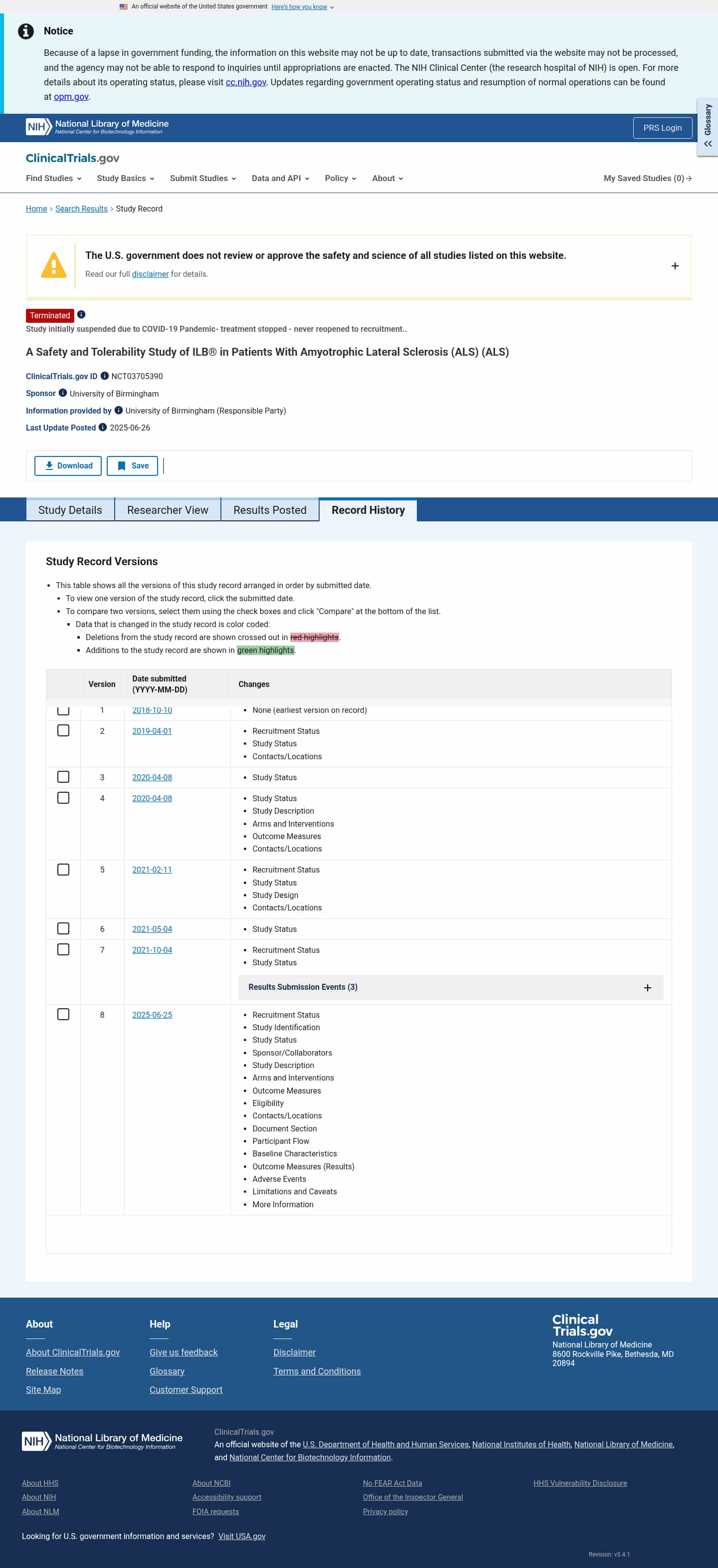 Latest website image capture