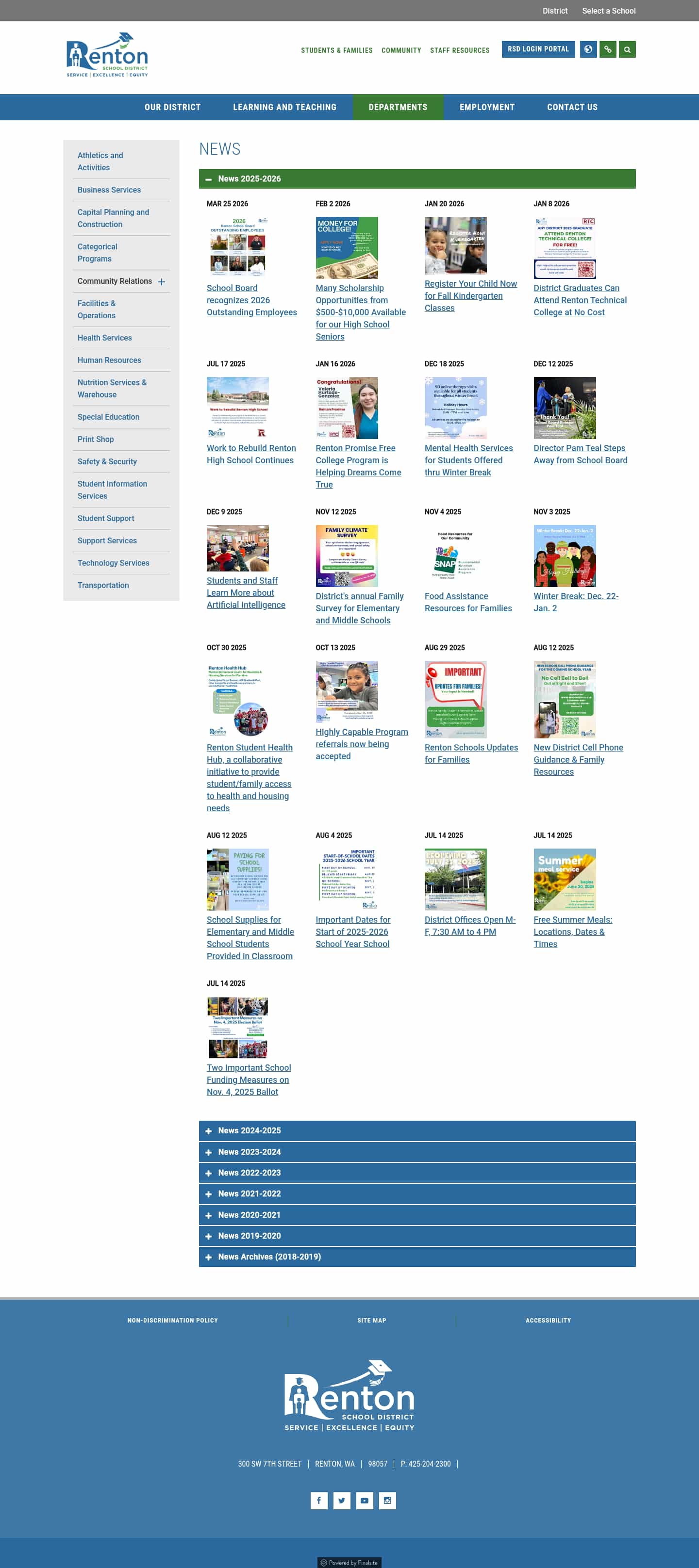 Latest website image capture