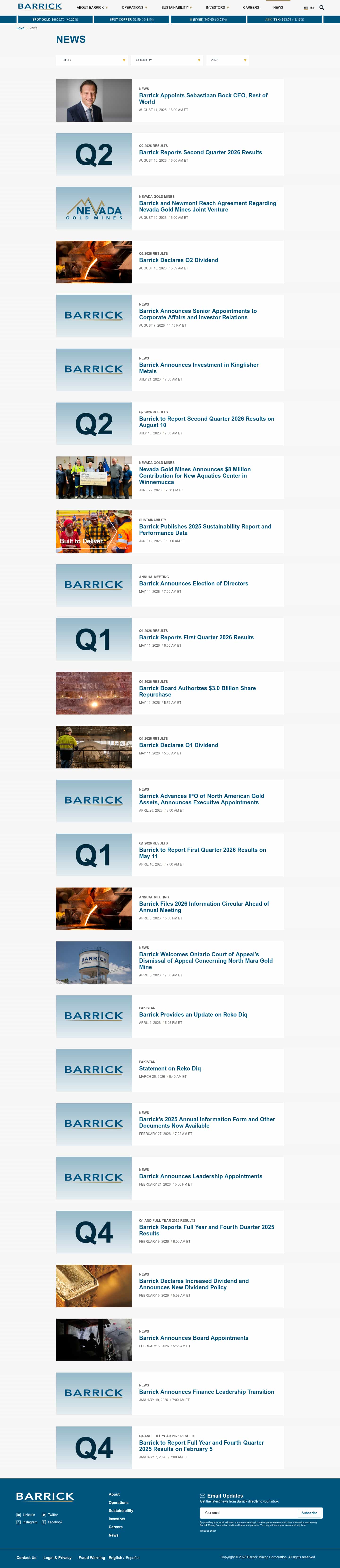Latest website image capture